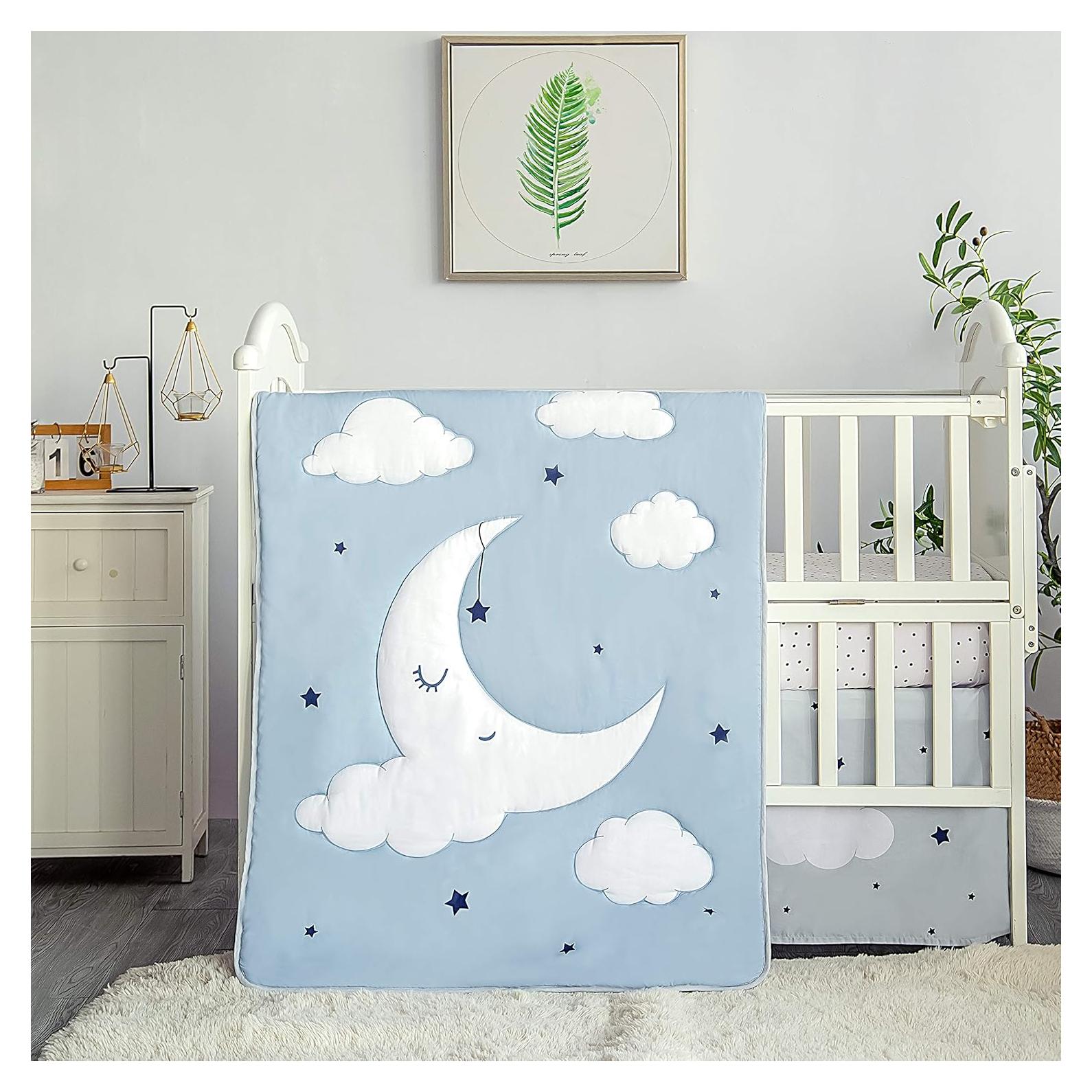 Juego de Ropa de Cuna La Premura Sleeping Moon 3 Piezas