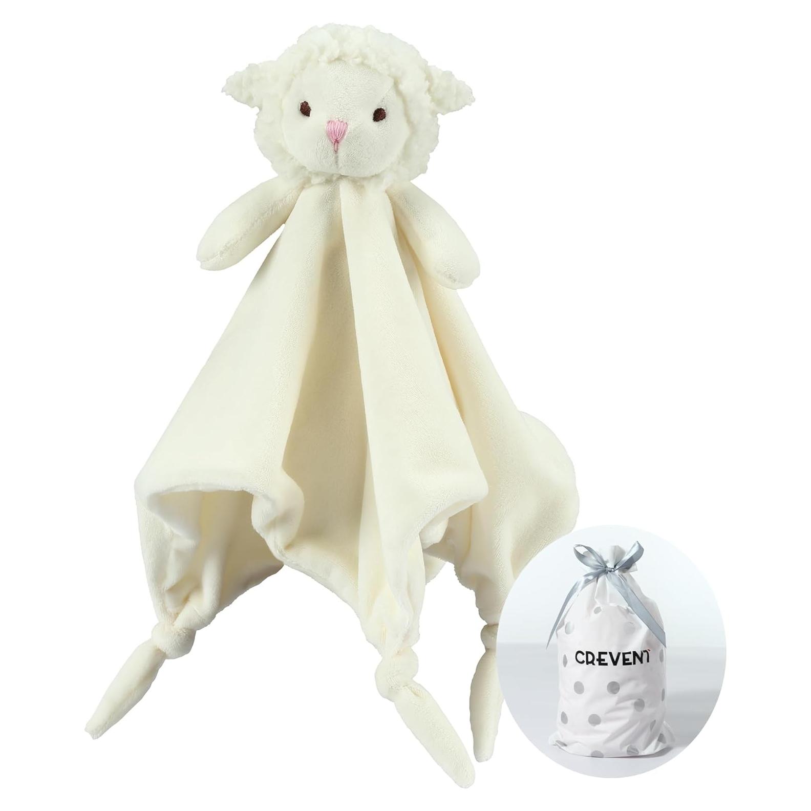 CREVENT Manta de Seguridad para Bebés Oveja 34x34cm