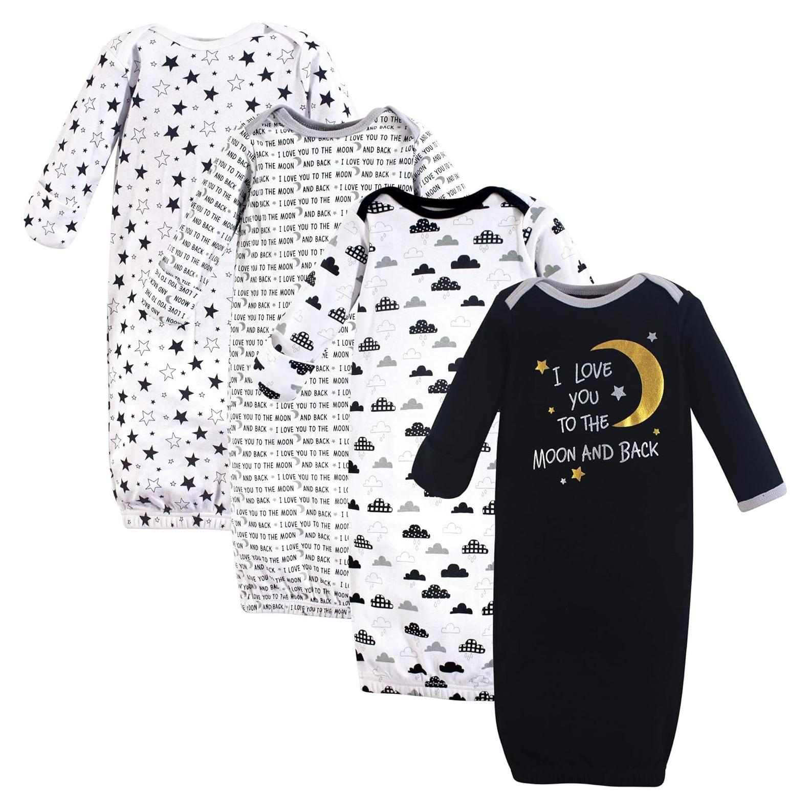 Vestidos de Algodón Hudson Baby para Bebés 0-6 Meses