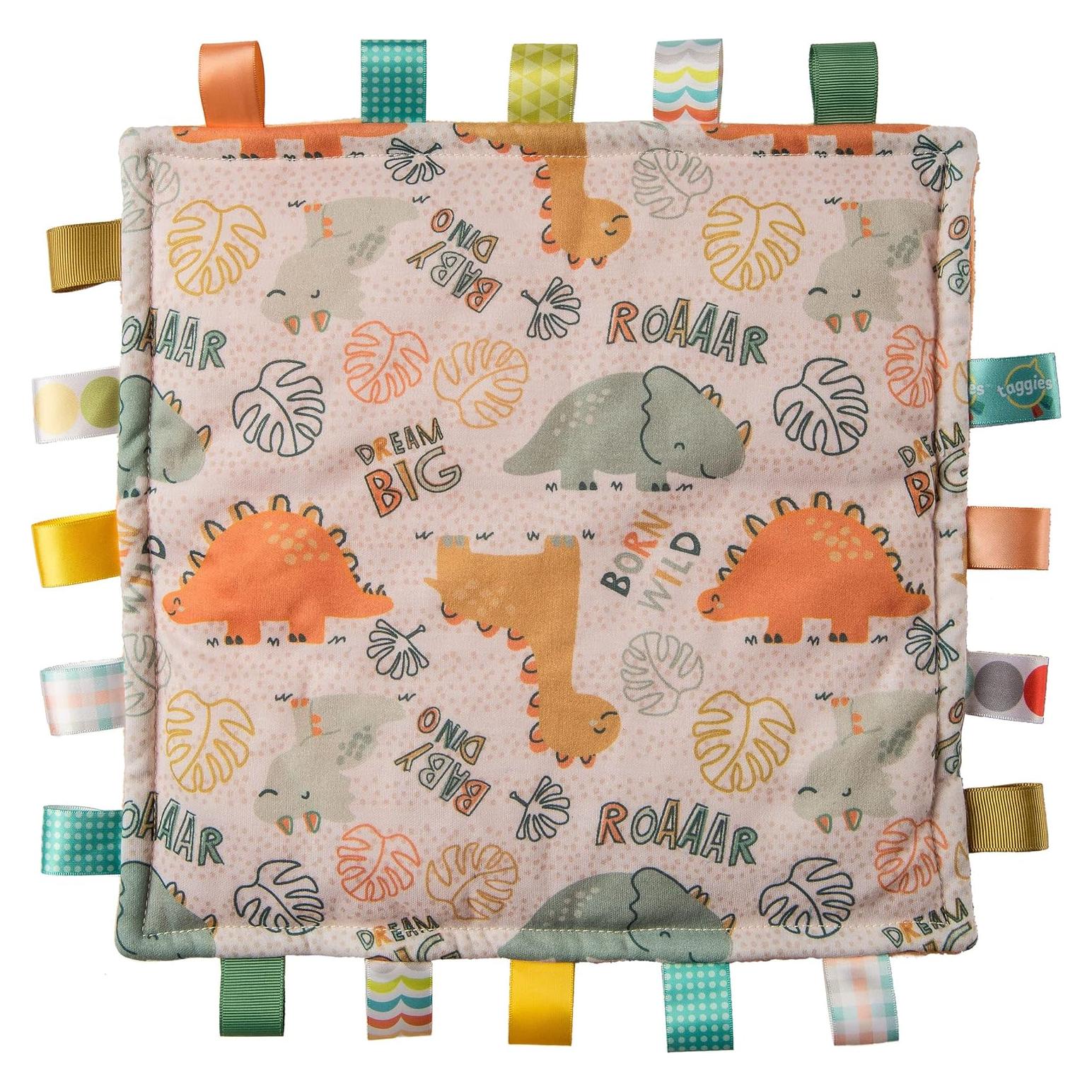 Manta de Seguridad Mary Meyer Taggies Dinosaurio 30x30 cm