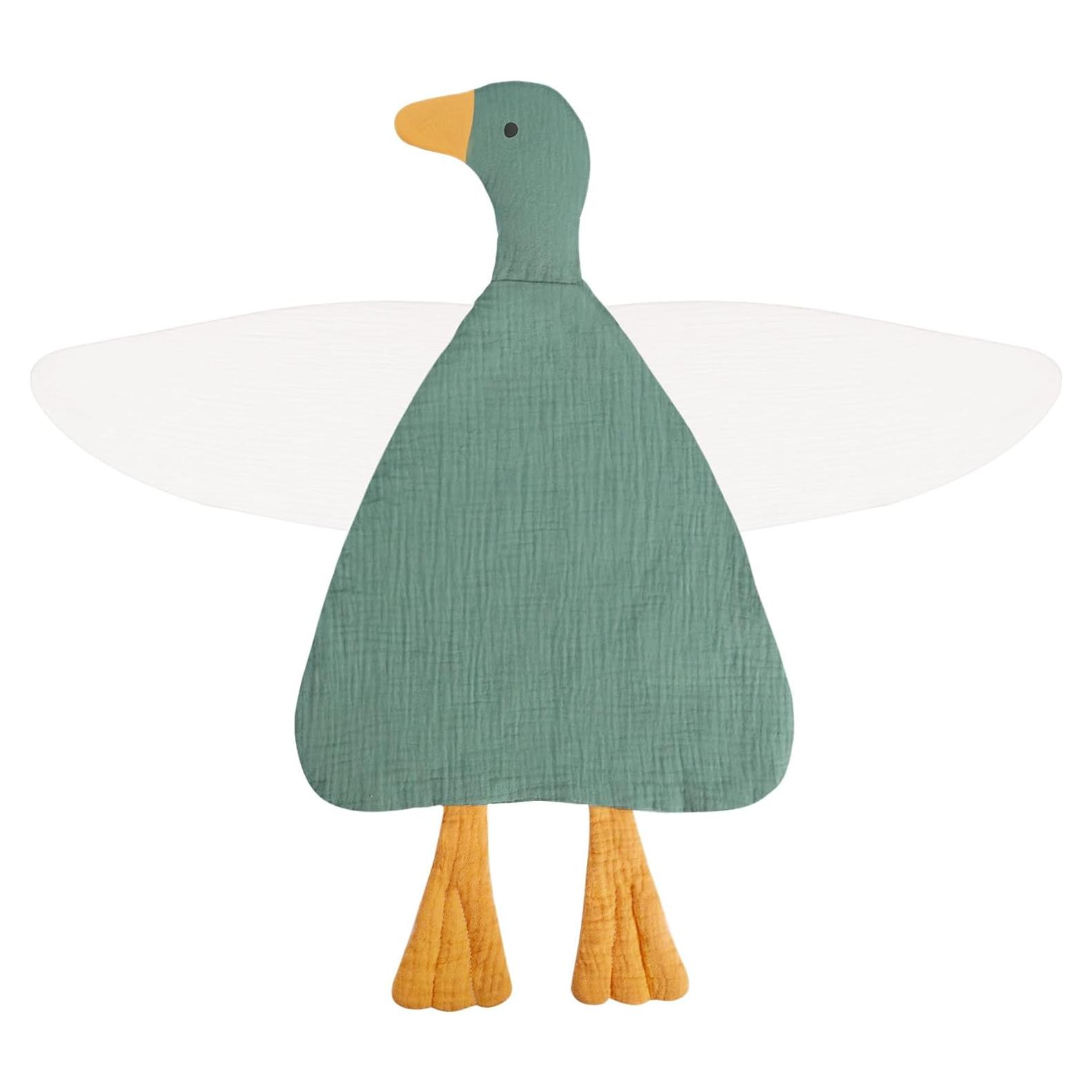 Manta de Juguete para Bebés Wimist Pato Suave Algodón Muslín