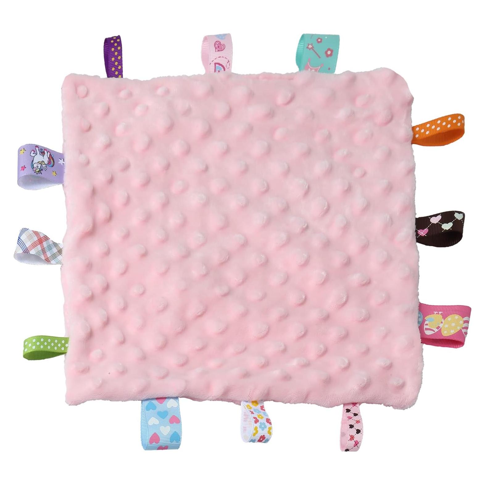 Manta de Seguridad CREVENT para Bebés 25.4x25.4cm Rosa