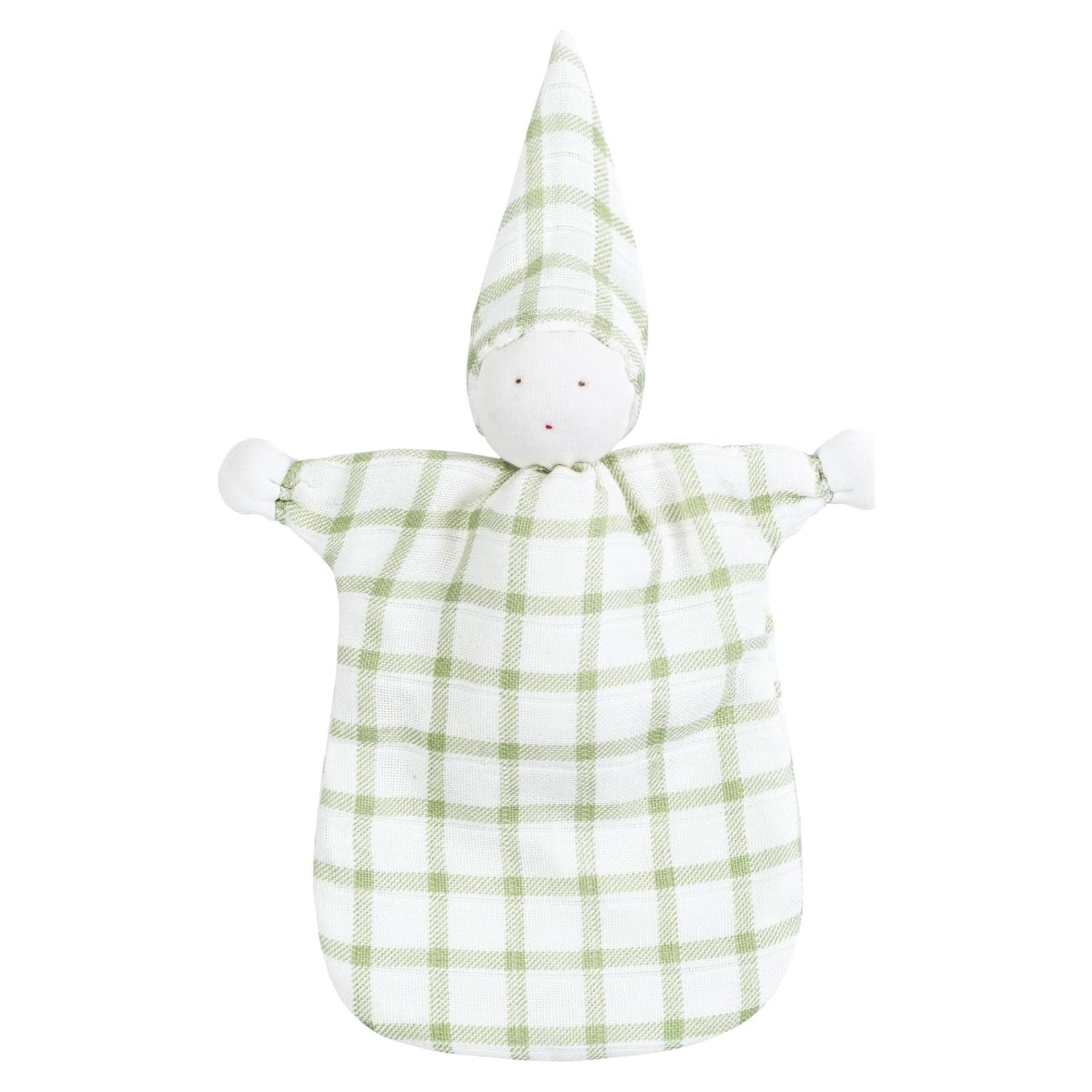 Muñeco de Sueño de Muselina Orgánica Bajo el Nilo 20 cm Salvia