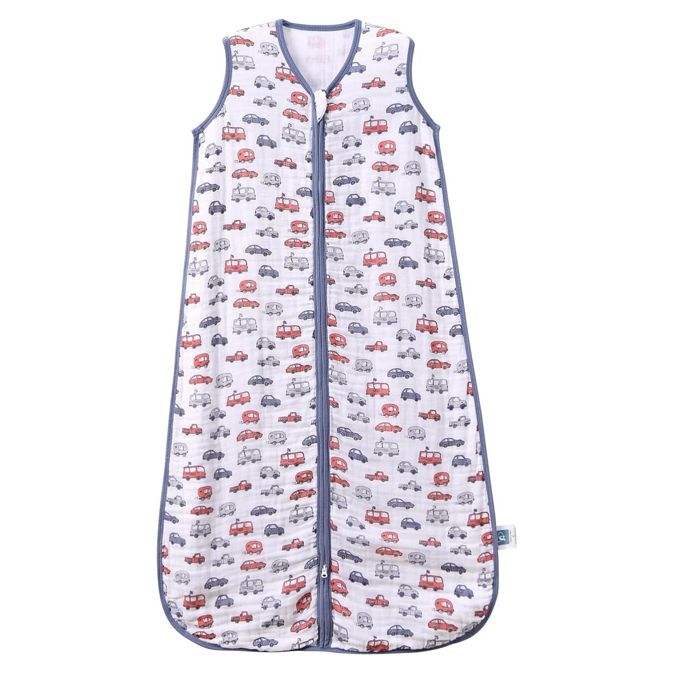 Saco de Sueño Bebé TADO MUSLIN 100% Algodón Orgánico 0.5 TOG