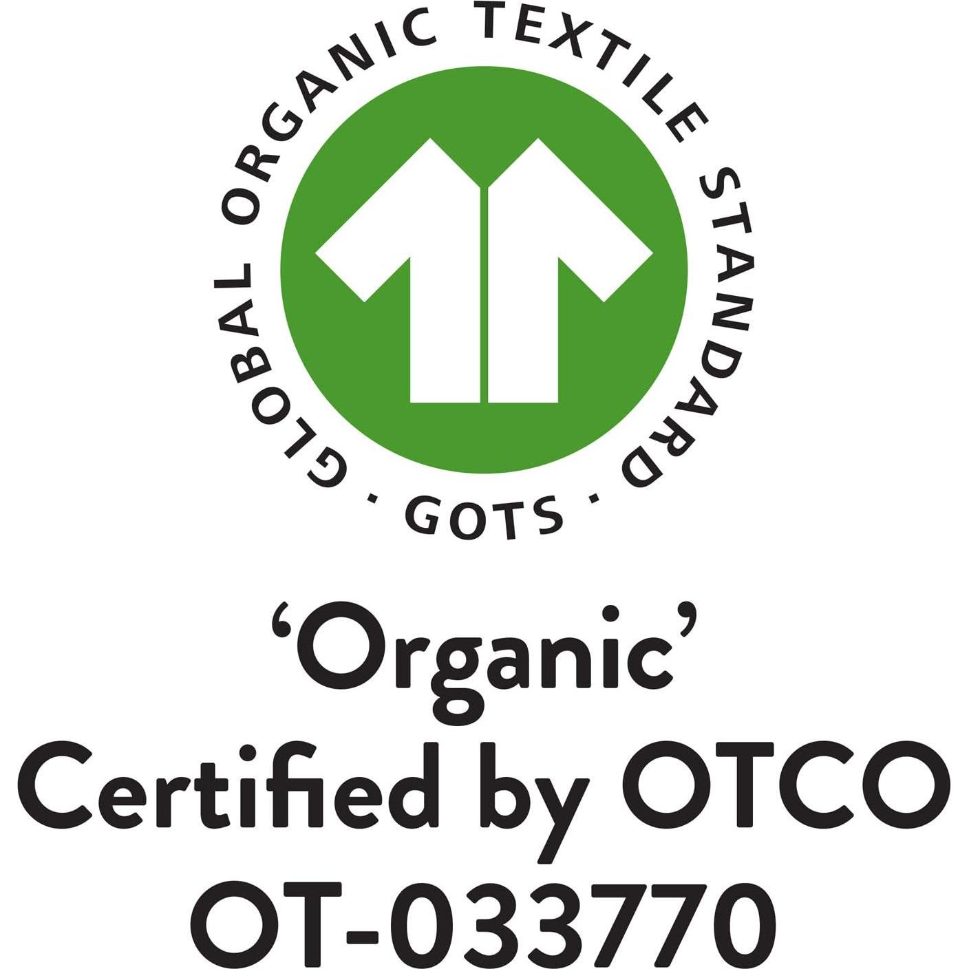 Bodies de Manga Larga HonestBaby 5 Piezas 100% Algodón Orgánico