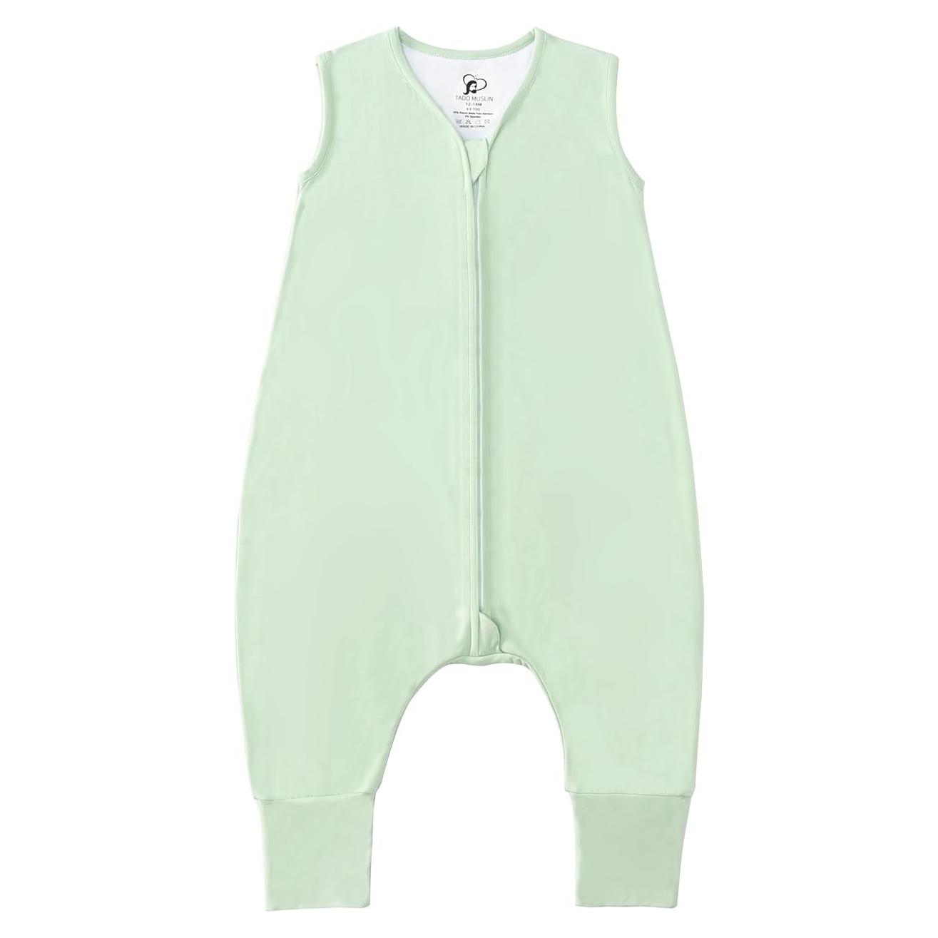 Saco de Sueño TADO MUSLIN Verde 12-18M 0.5 Tog Transpirable