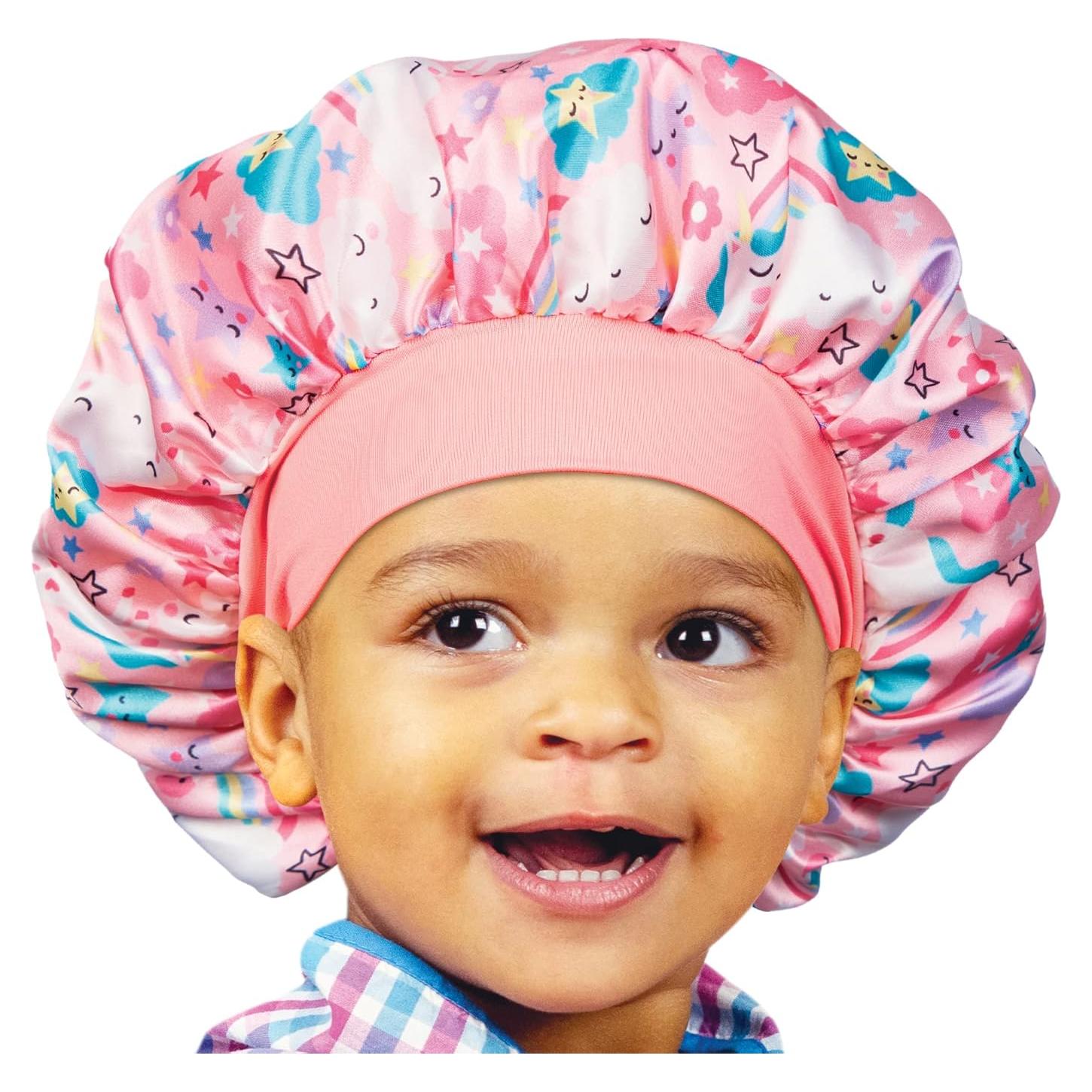 Gorra de Satén para Dormir Red by Kiss Unicornio Rosa 1-4 Años