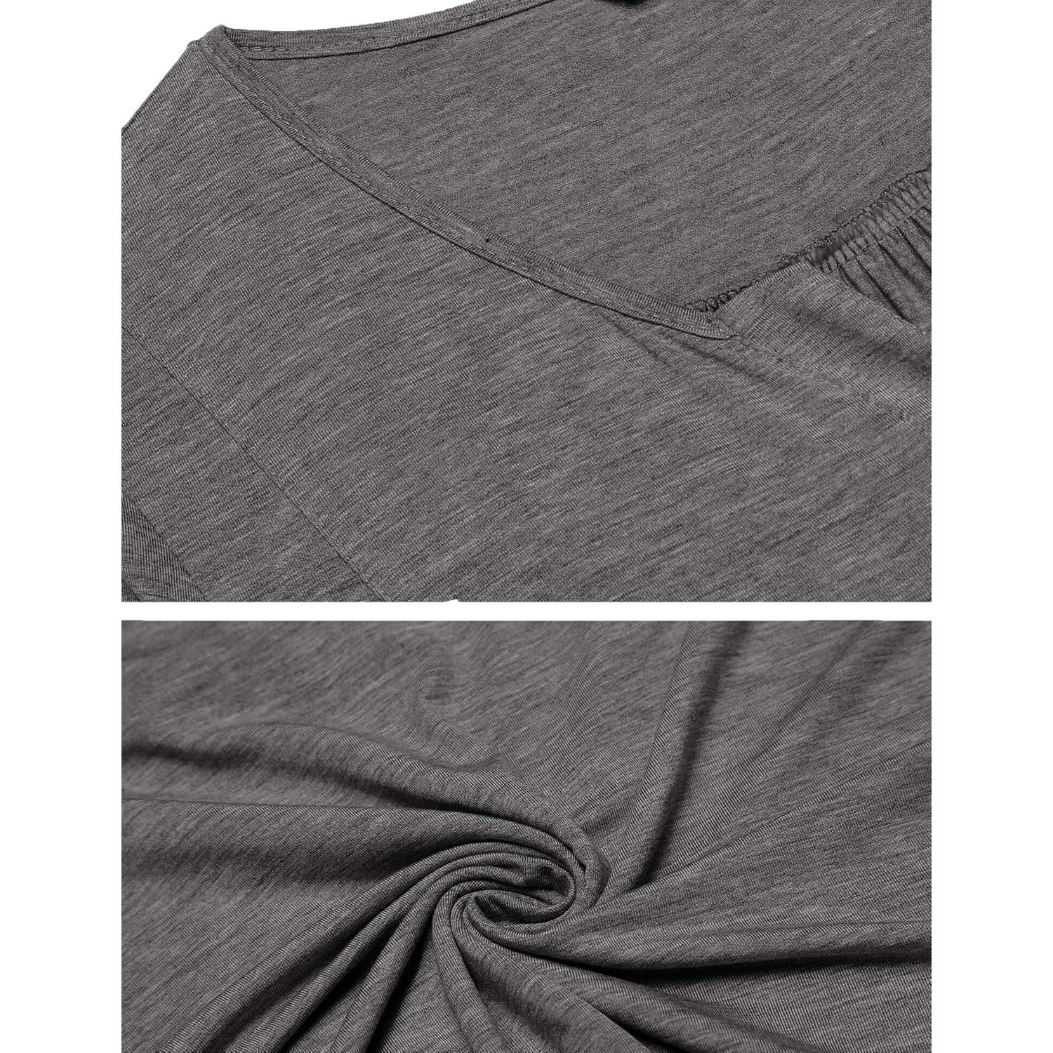 Bata de Maternidad Ekouaer para Trabajo y Lactancia S-XXL