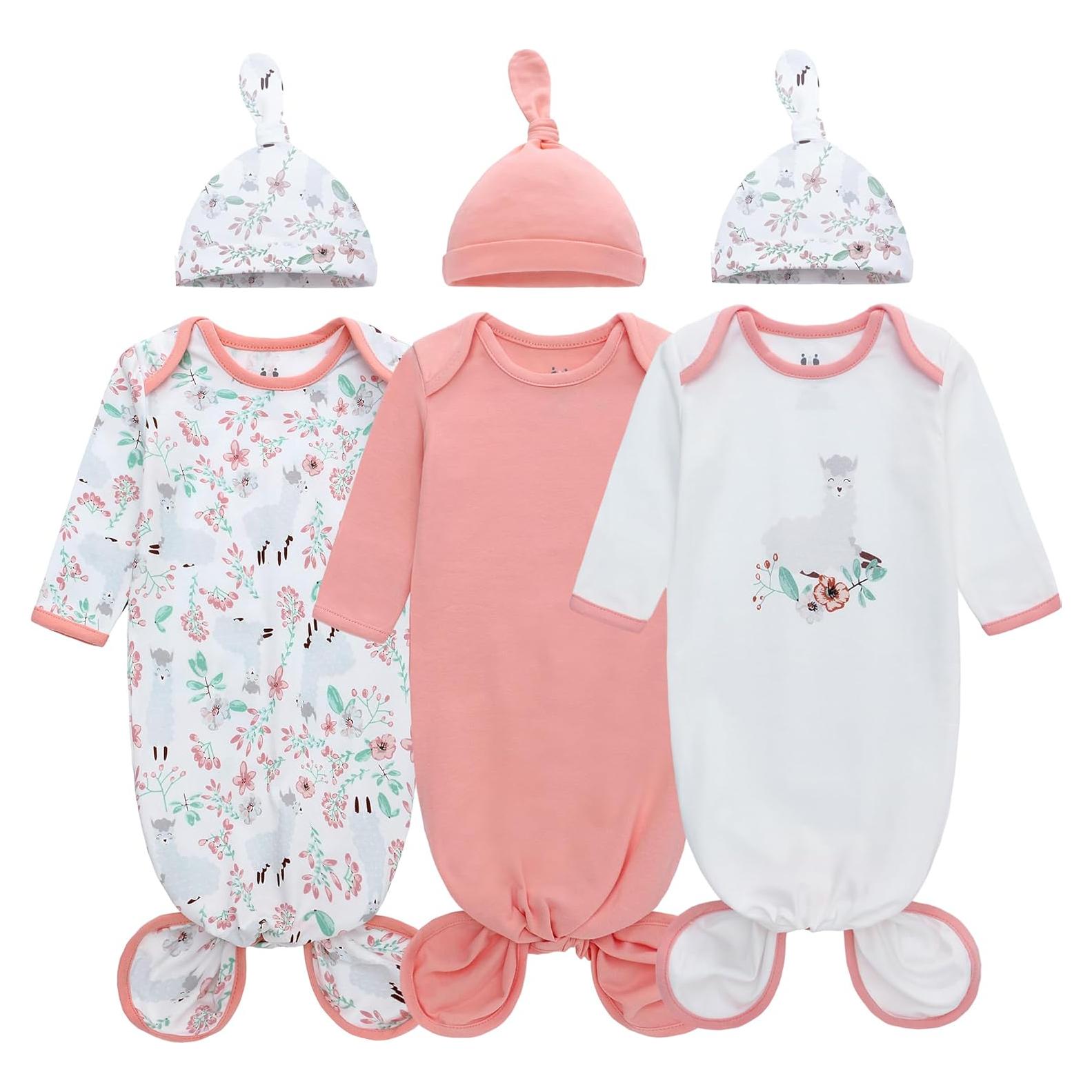 Conjunto de Gowns Anudados para Bebé Milagroso 6-12 Meses