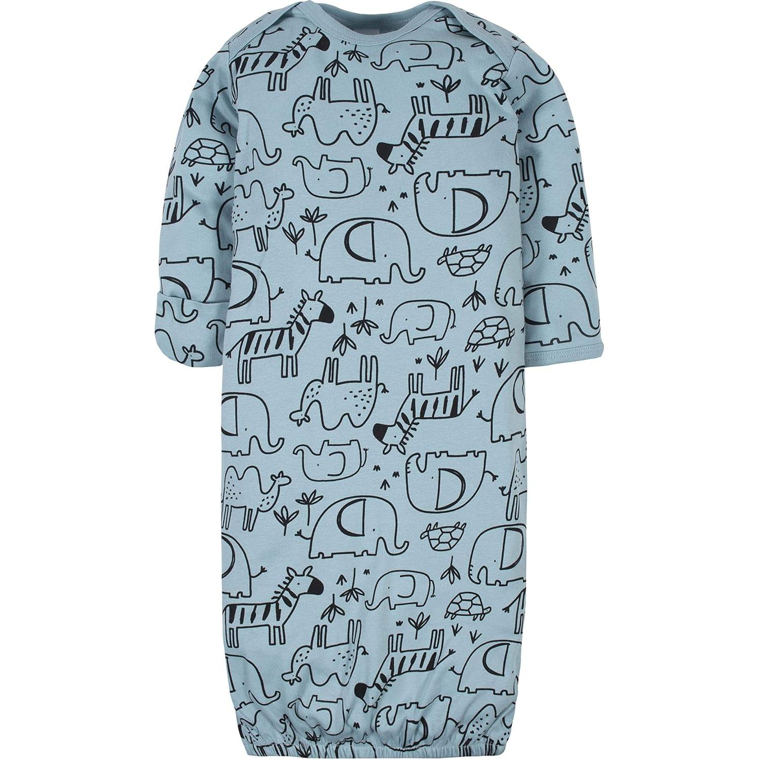 Vestidos de dormir Gerber unisex para bebés 0-6 meses - 4 piezas