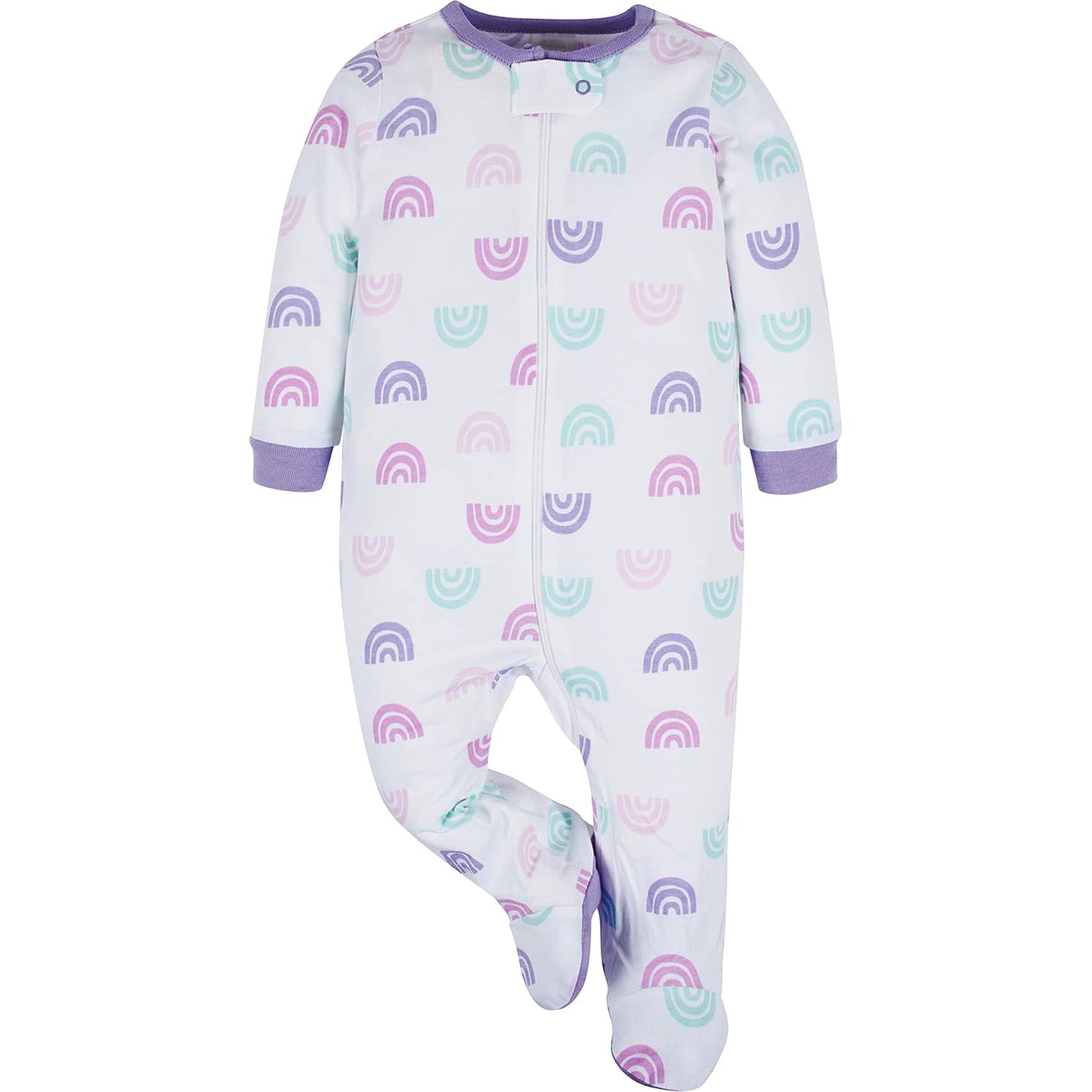 Pijamas Sleep 'N Play Onesies para Niñas 0-3 Meses 4 Piezas