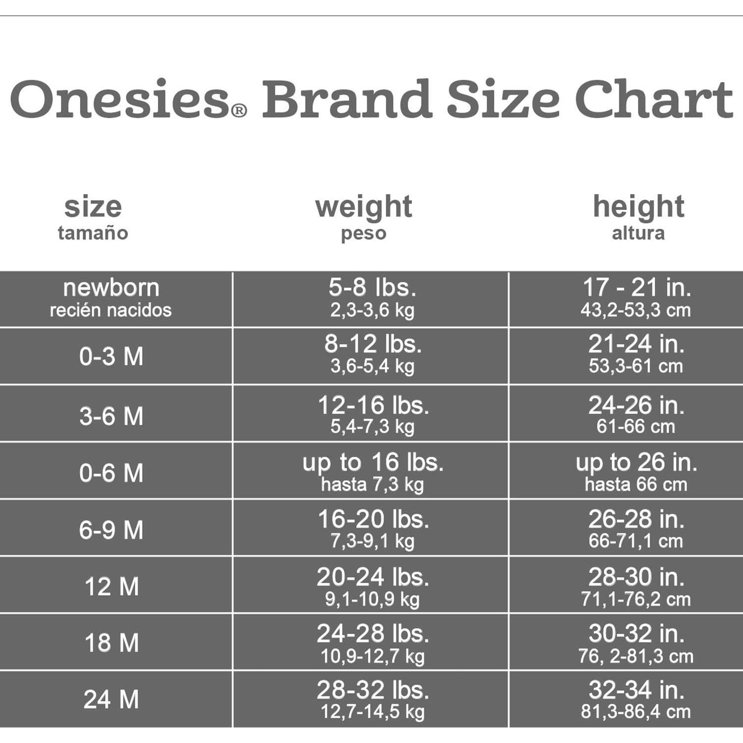 Pijamas Sleep 'N Play Onesies para Niñas 0-3 Meses 4 Piezas