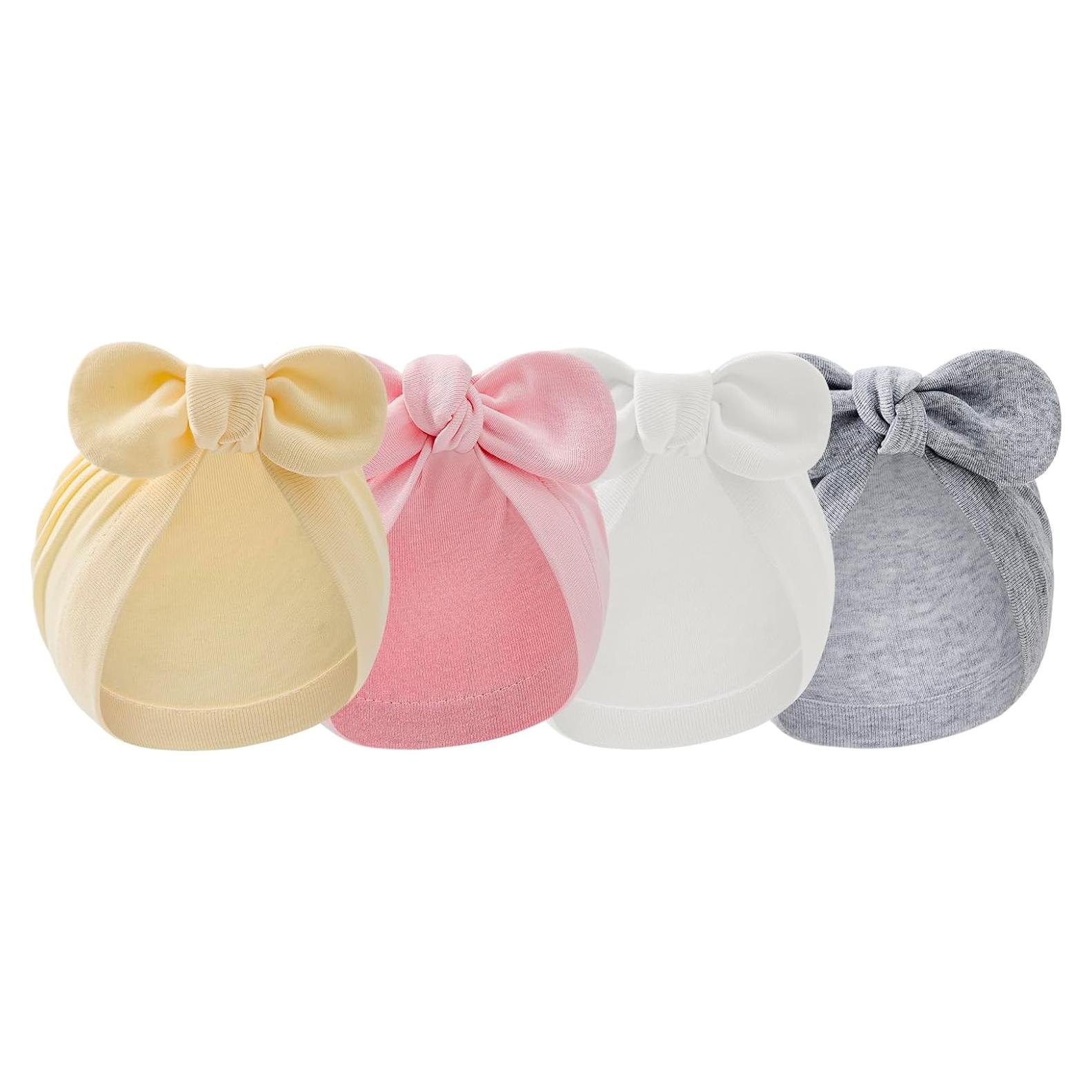 Gorros para Recién Nacidos American Trends con Lazo - 0 a 2 Años