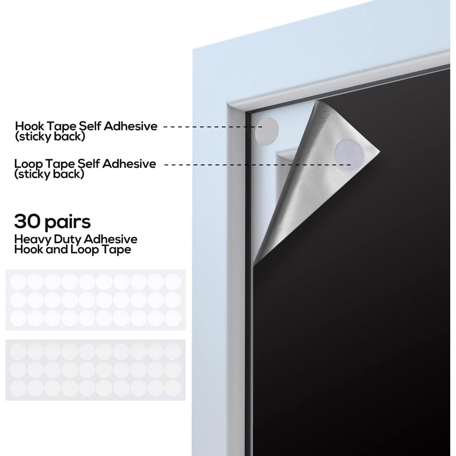 Cortinas Opacas Portátiles RUseeN 300x145 cm para Viajes