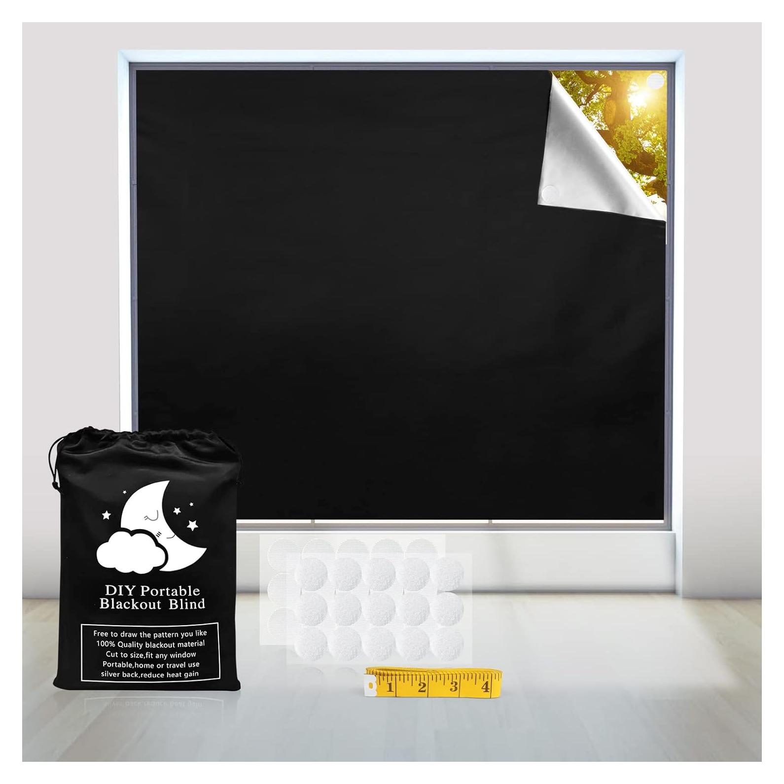 Cortinas Blackout BCJJ 300x145cm, 100% Oscuras para Dormitorio