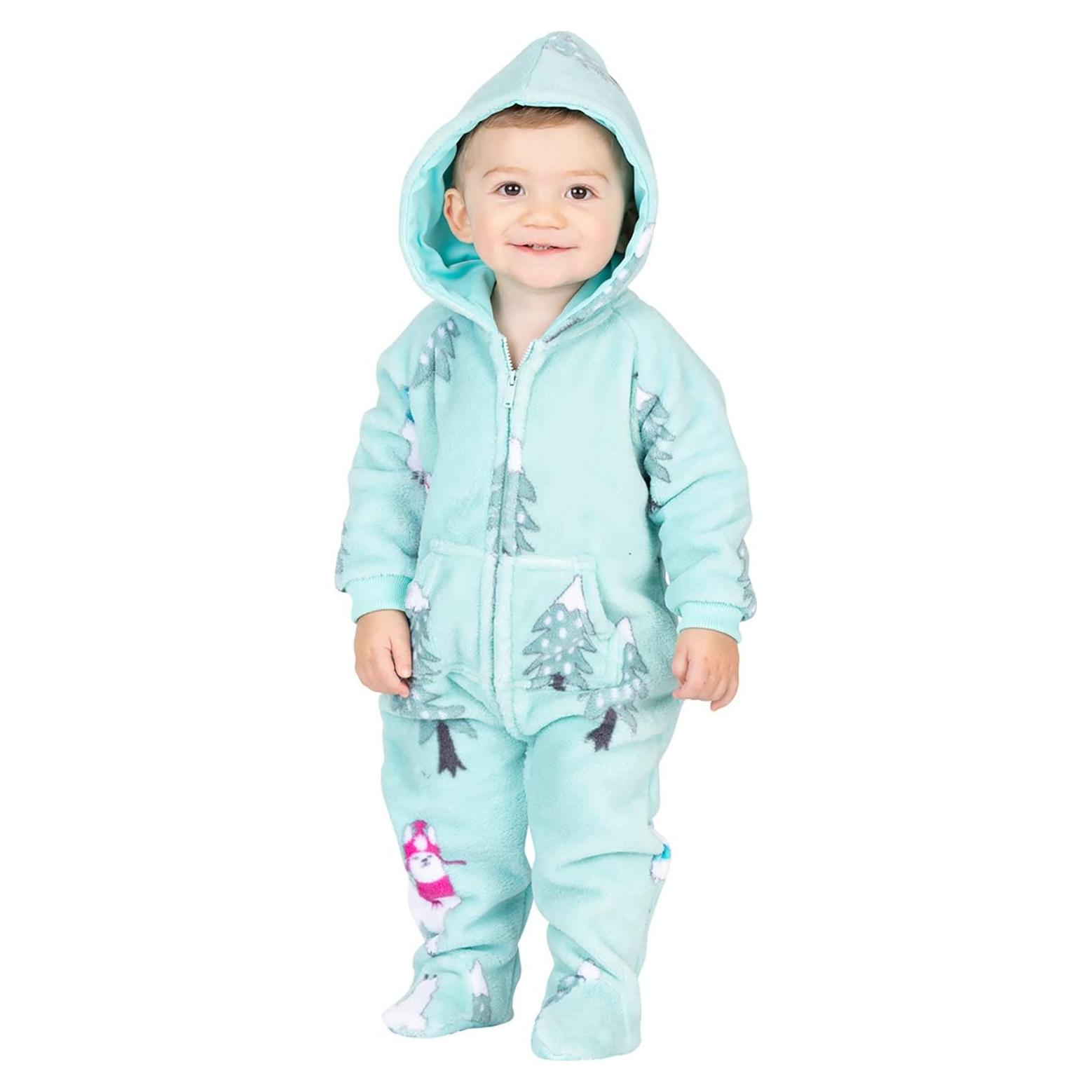 Pijamas con pies para bebés y niños Pijamas con pies CH-801