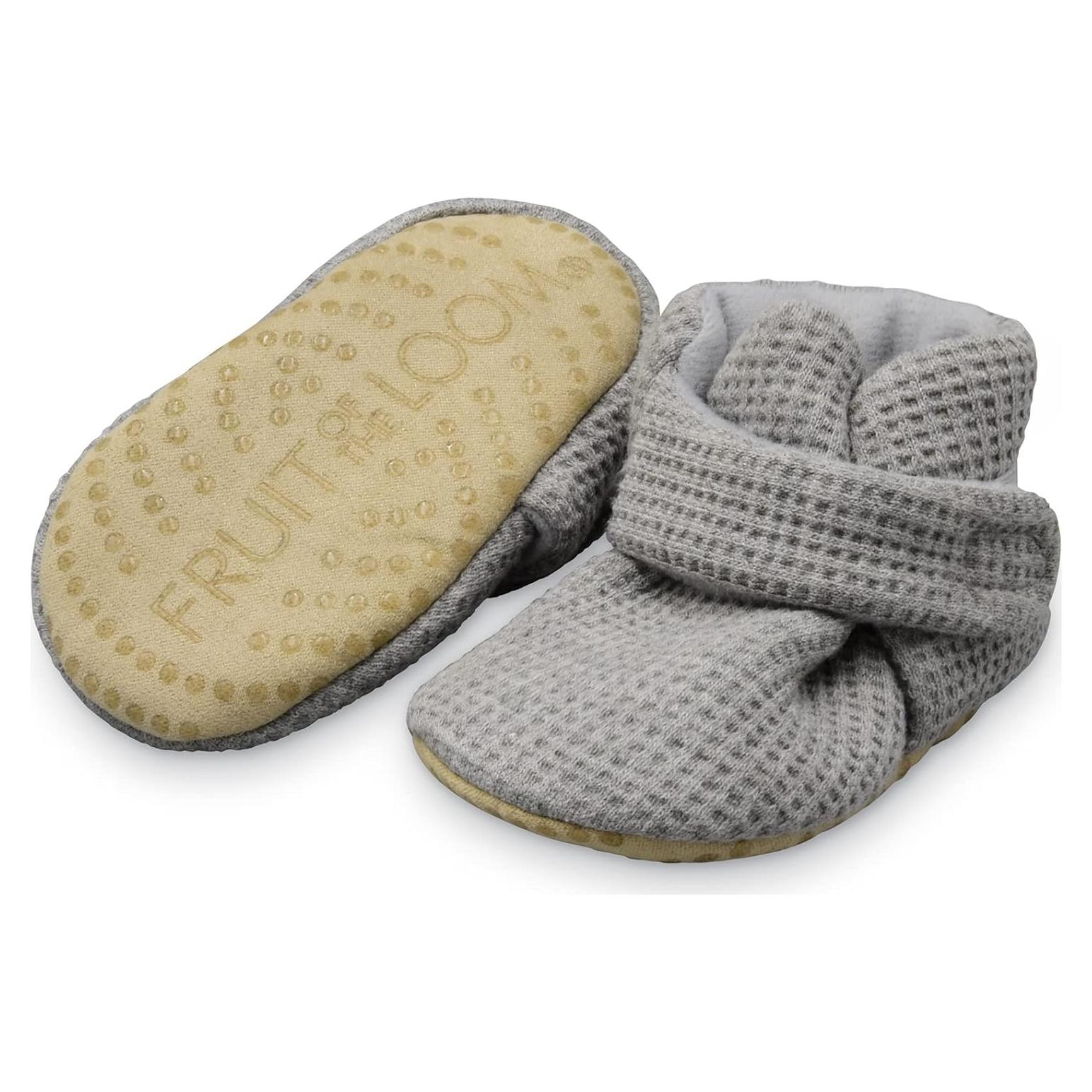 Pantuflas Antideslizantes Fruit of the Loom para Bebés 6-12 Meses