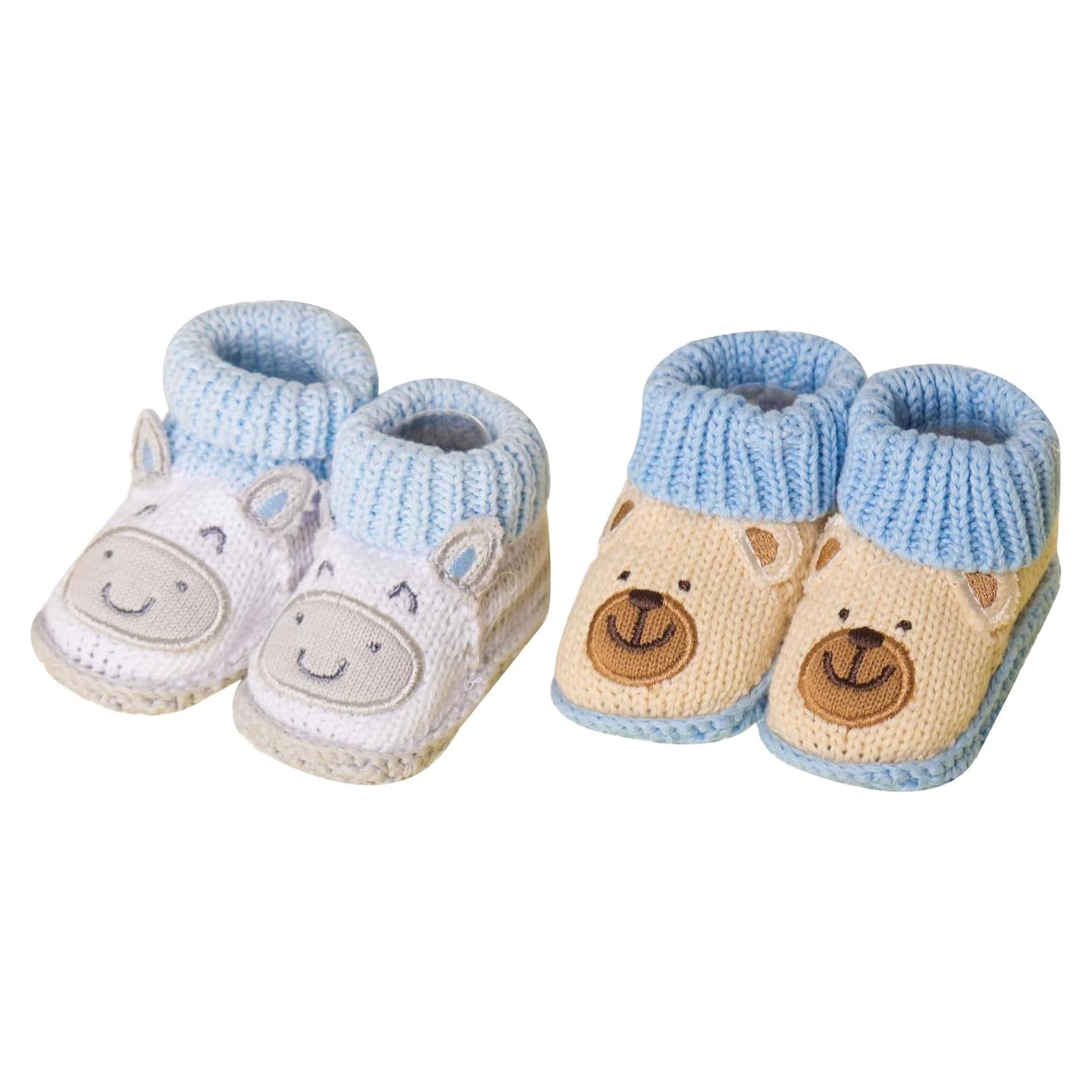 Botines para Bebés Hechos a Mano de Algodón 0-6 Meses