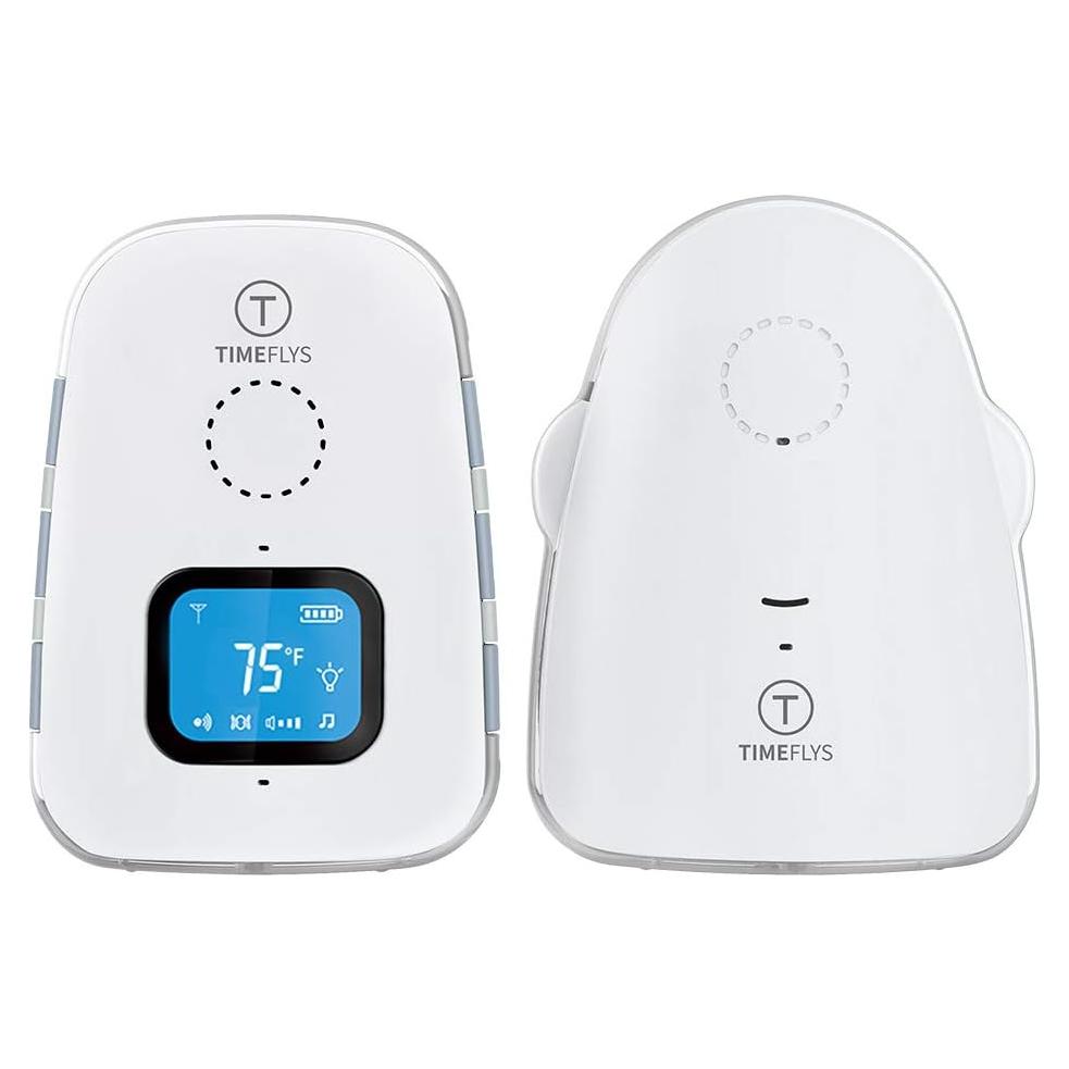 Monitor de Bebé de Audio Crown TimeFlys, Temperatura y Cuna