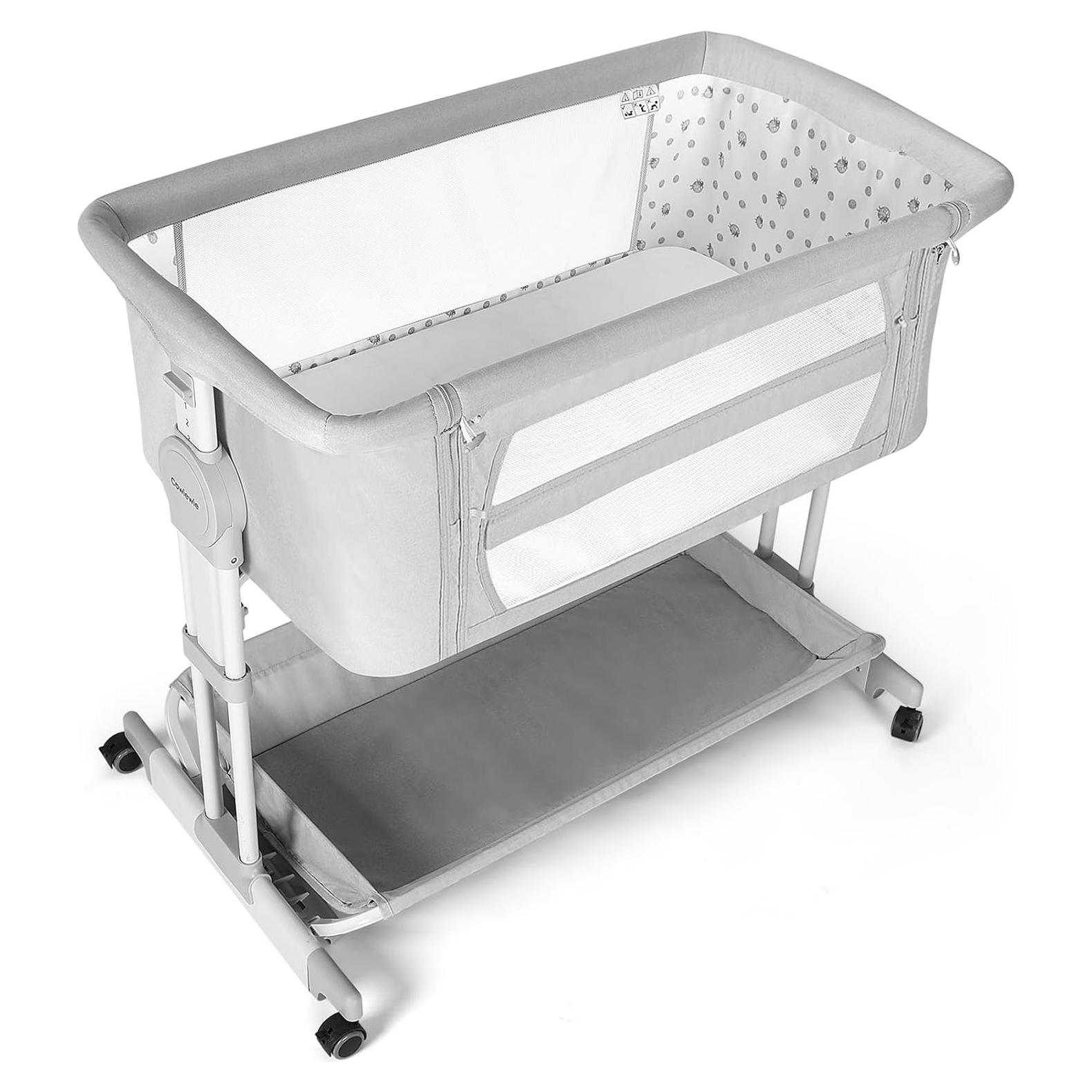 Cuna Mecedora Cowiewie 2025 con Malla Transpirable 360°