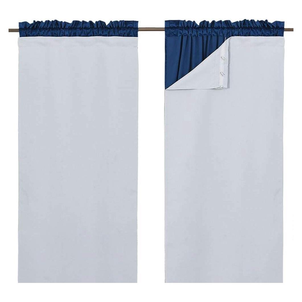 Cortinas Opacas NICETOWN 34x80 cm, Juego de 2, Aislantes
