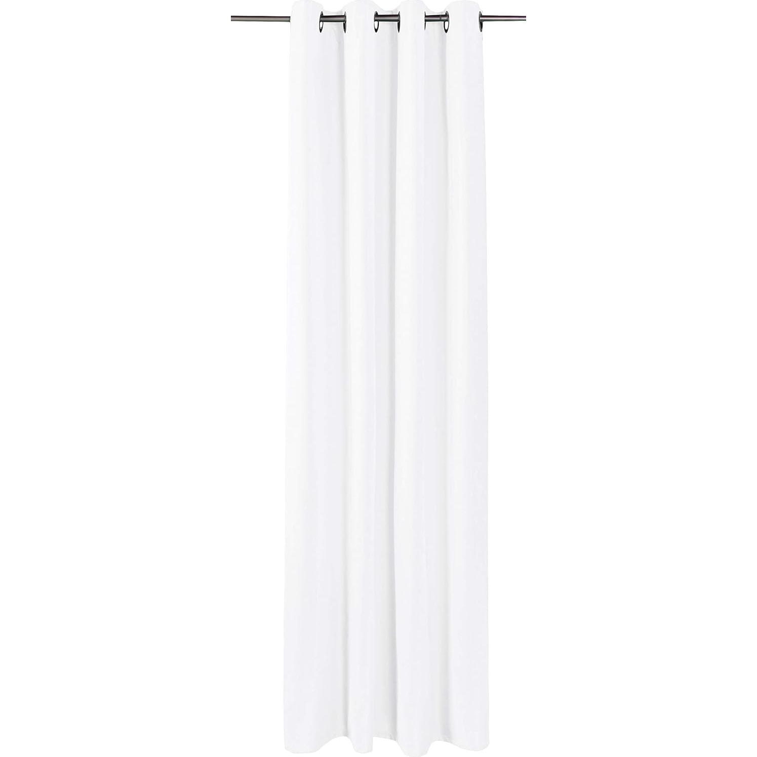 Cortinas Opacas Amazon Basics 2 Paneles 132x213 cm Blanco