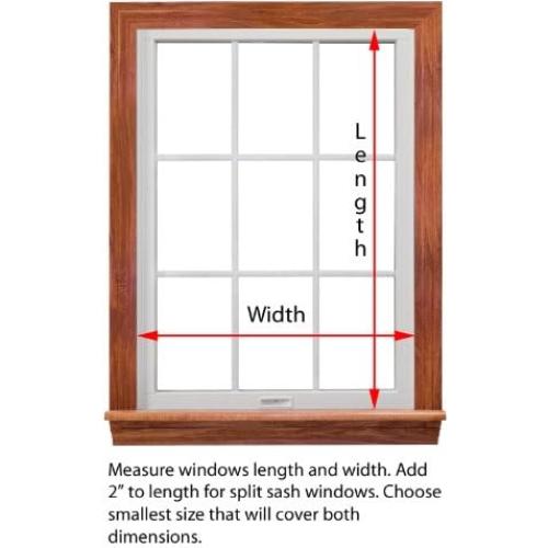 Cubierta de Ventana Blackout EZ 114.3x167.6 cm Blanca Opaca