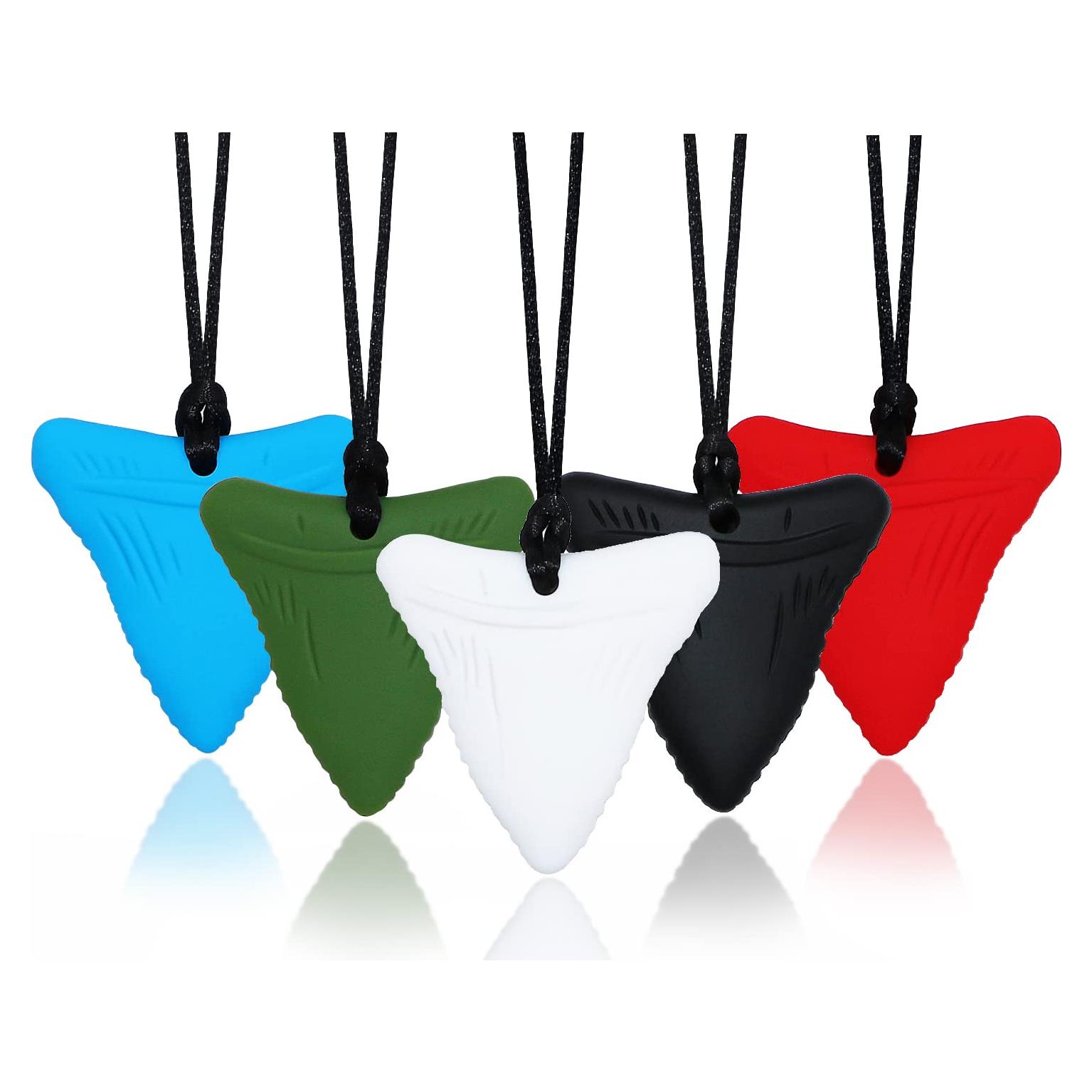 Collares Masticables Sensoriales Maberry - Paquete de 5 Silicona