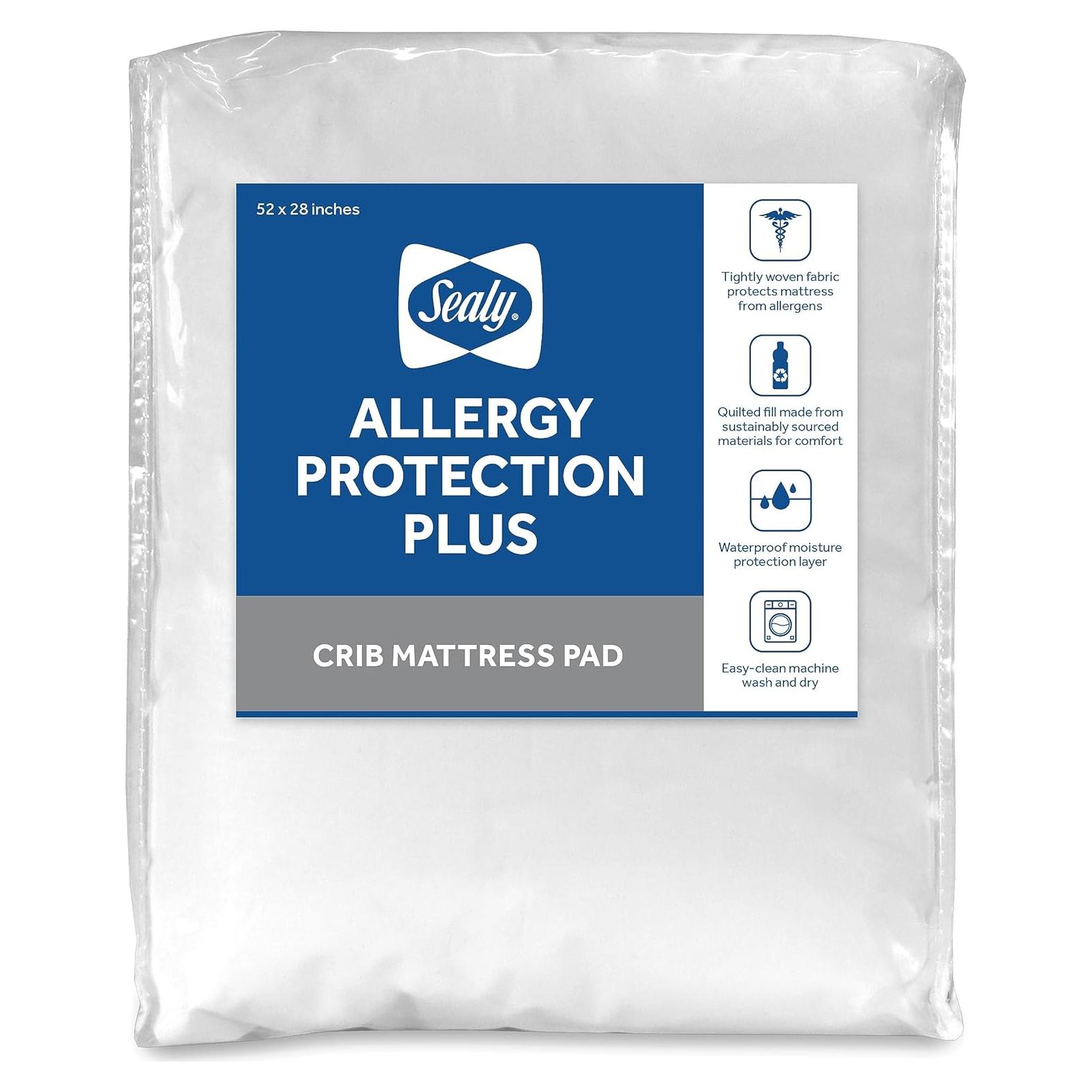 Protector de Colchón Impermeable Sealy Baby 132x71 cm Blanco
