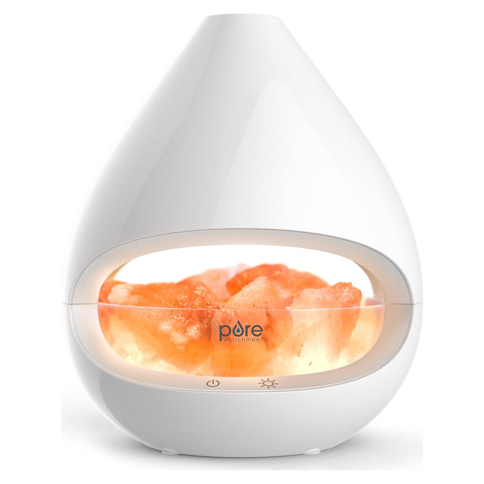 Lámpara de Sal del Himalaya Pure Enrichment 2 en 1 Difusor