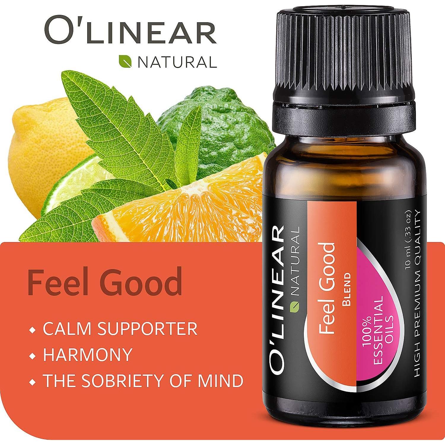 Conjunto de 6 Aceites Esenciales O'linear para Aromaterapia