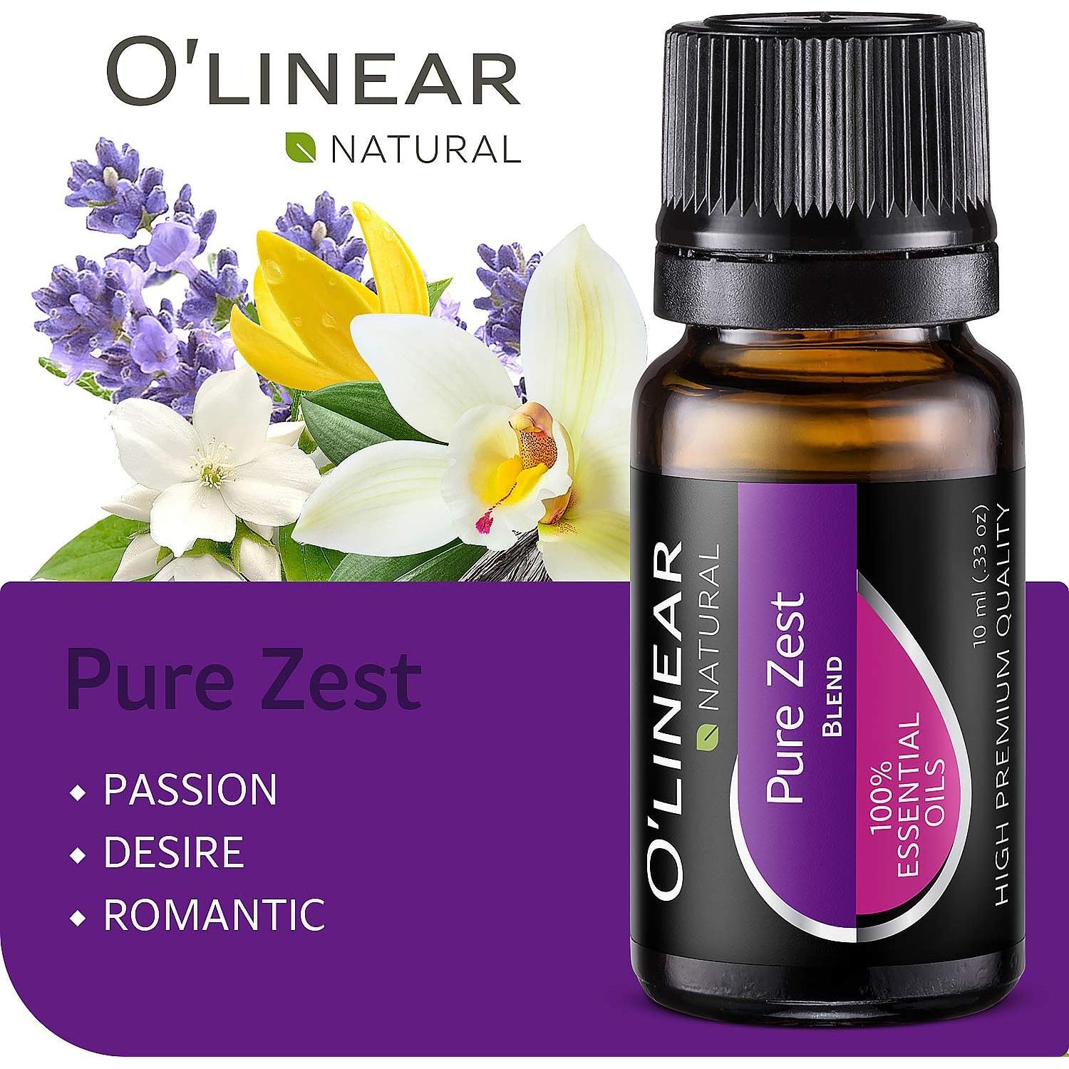 Conjunto de 6 Aceites Esenciales O'linear para Aromaterapia