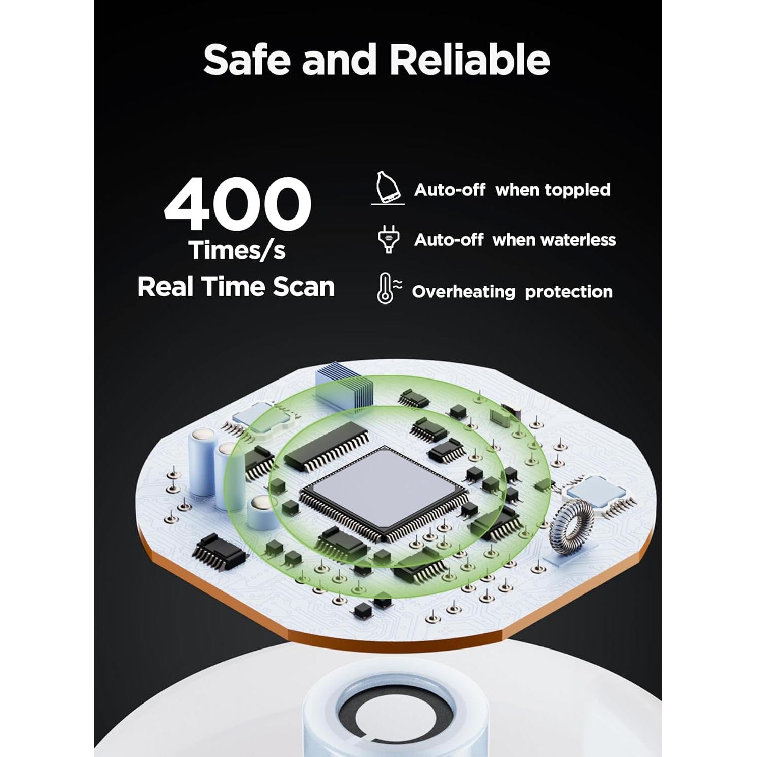 Difusor de Aceite InnoGear 150ml Aromaterapia Plata Brillante