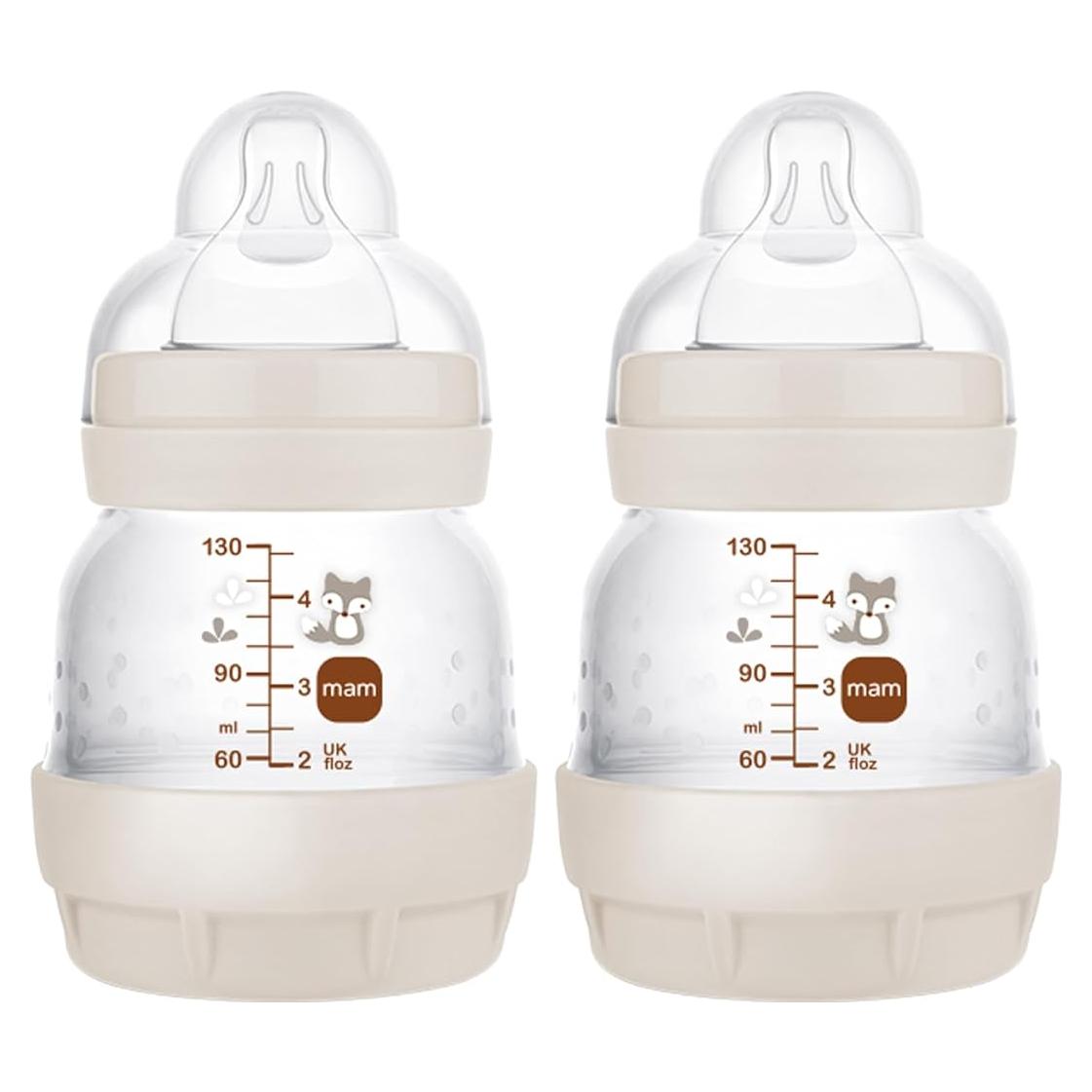 Botellas Anti-Cólicos MAM Easy Start 4.5oz 2 Unidades