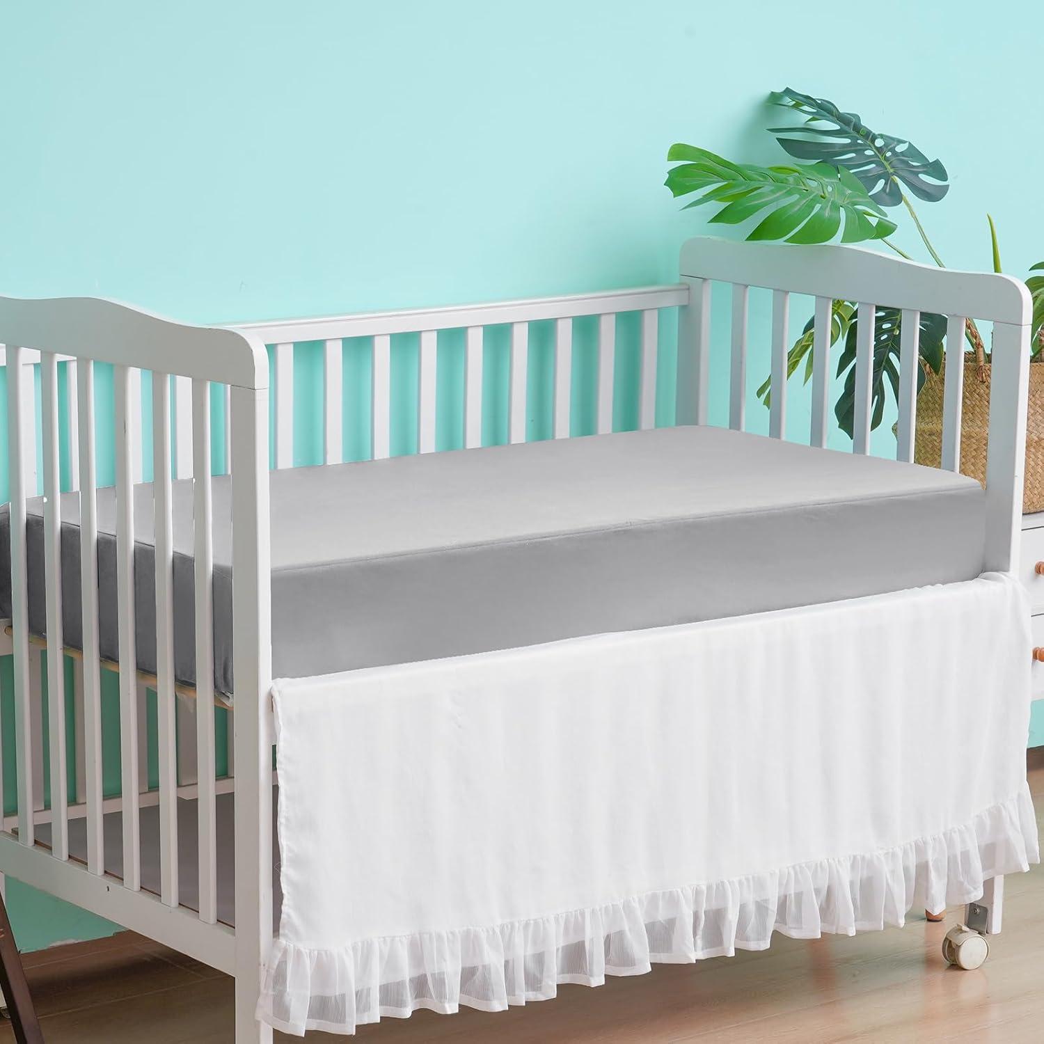 Sábanas de Cuna Impermeables David's Kids 2 Piezas Azul Gris