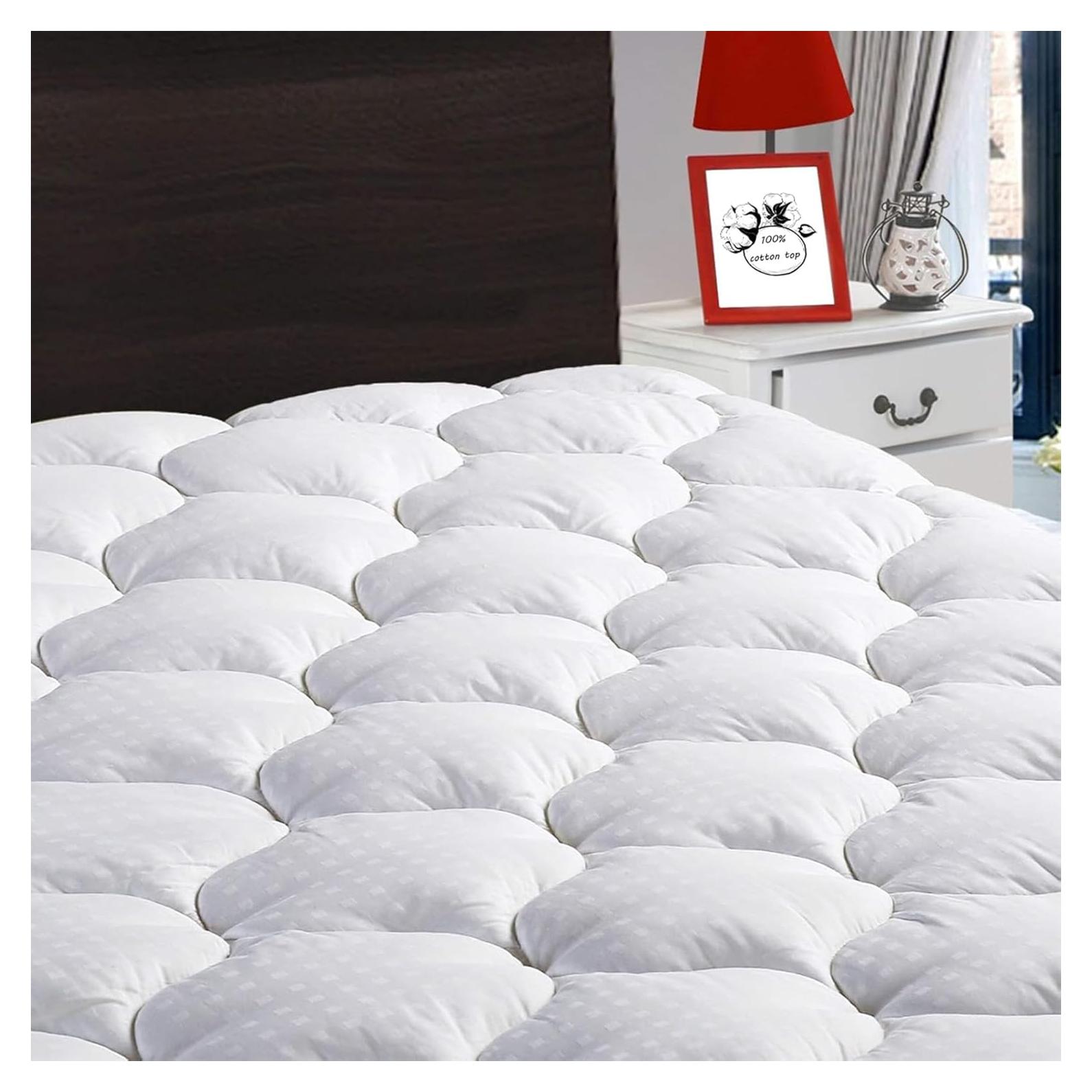 Funda de Colchón Acolchada King LEISURE TOWN Algodón 300TC