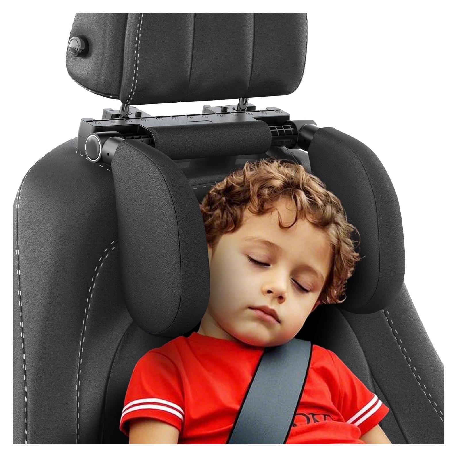Almohada de Reposacabezas WAPEXNOS Ajustable 180° para Coche