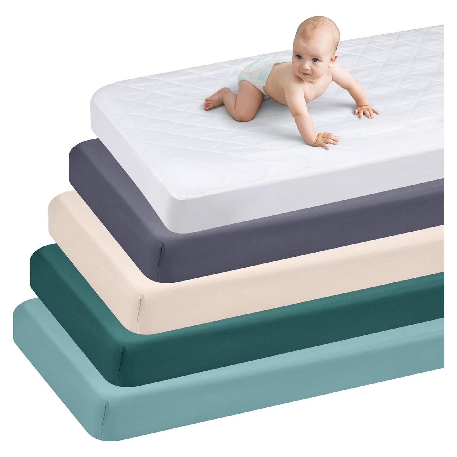 Juego de Ropa de Cuna Newwiee 6 Piezas Microfibra