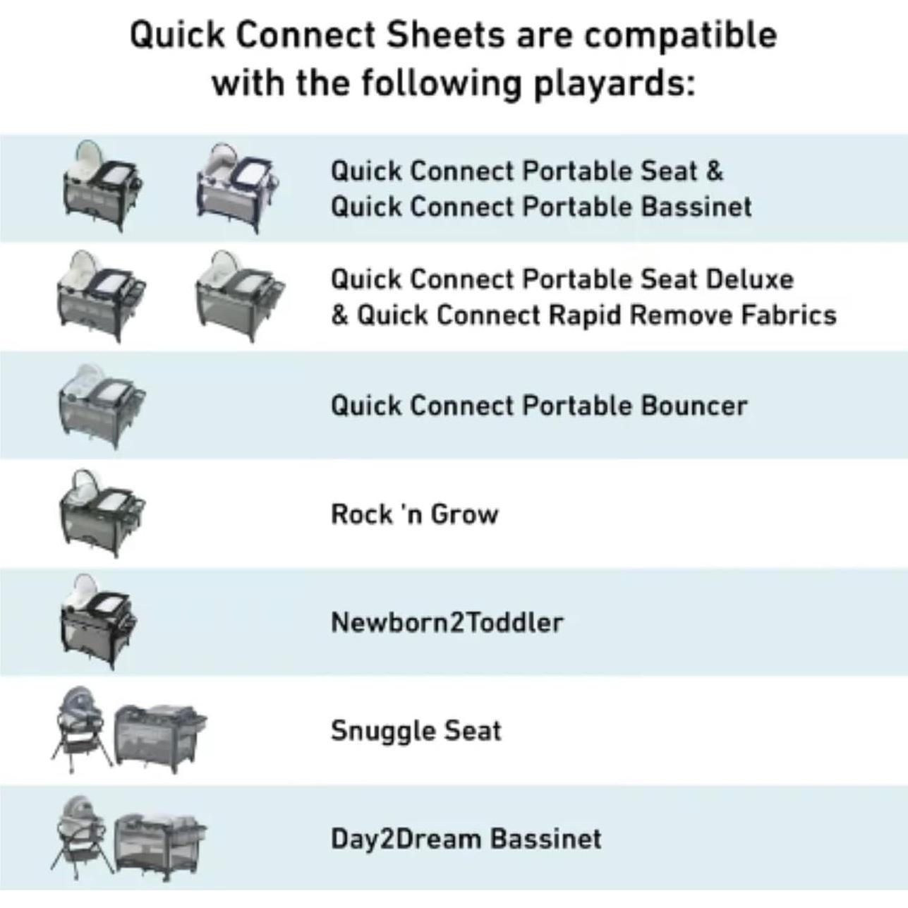 Sábanas Ajustadas Impermeables Graco Taylor 68.6x99.1 cm