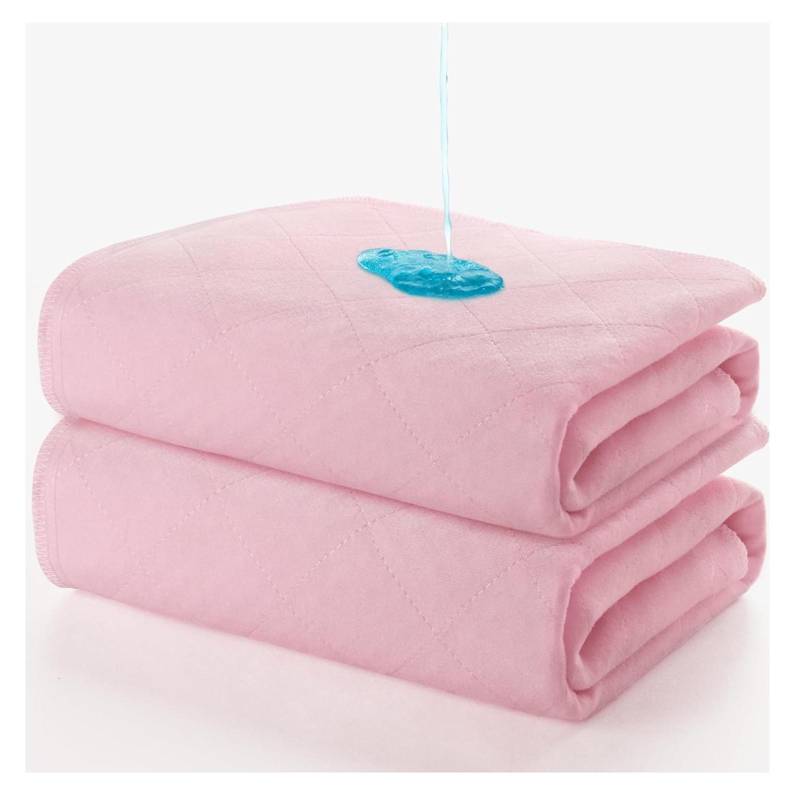 Almohadillas de cama impermeables Moonsea 86x91 cm 2 paquetes