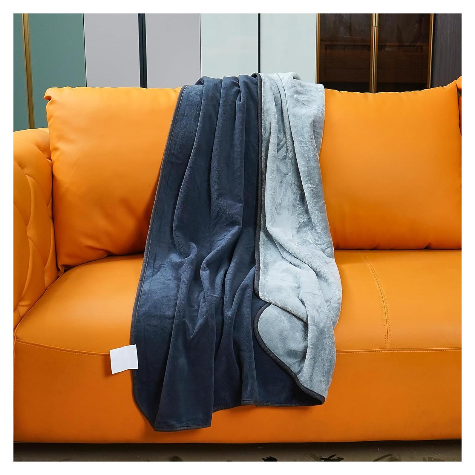 Manta Impermeable Ahinahwap 101.6x152.4cm Gris Oscuro/Plateado