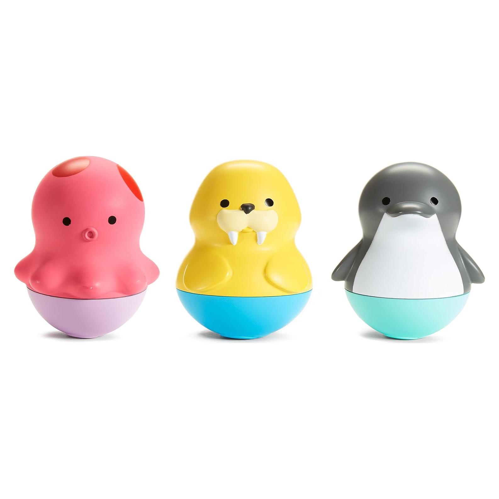 Juguetes de Baño Munchkin 3 en 1 Delfín Manatí Pulpo 6+ Meses