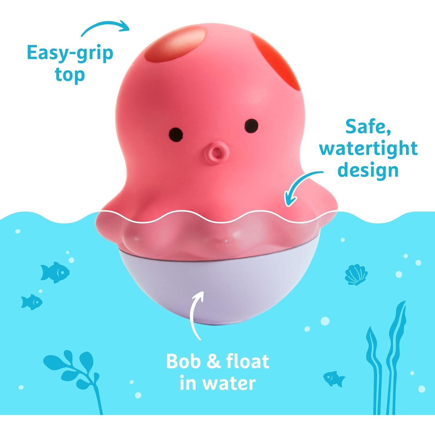 Juguetes de Baño Munchkin 3 en 1 Delfín Manatí Pulpo 6+ Meses