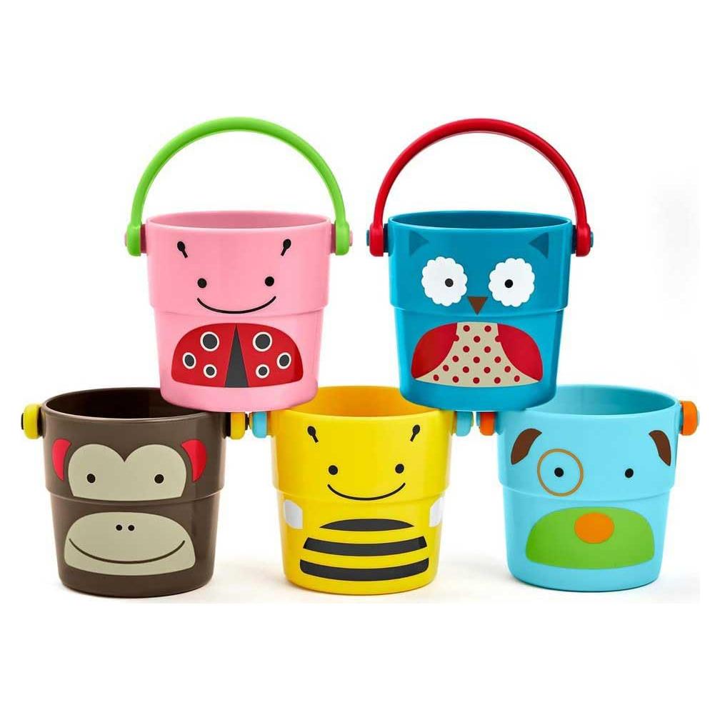 Juguete de Baño Skip Hop Cubos Apilables Zoo 1 Unidad