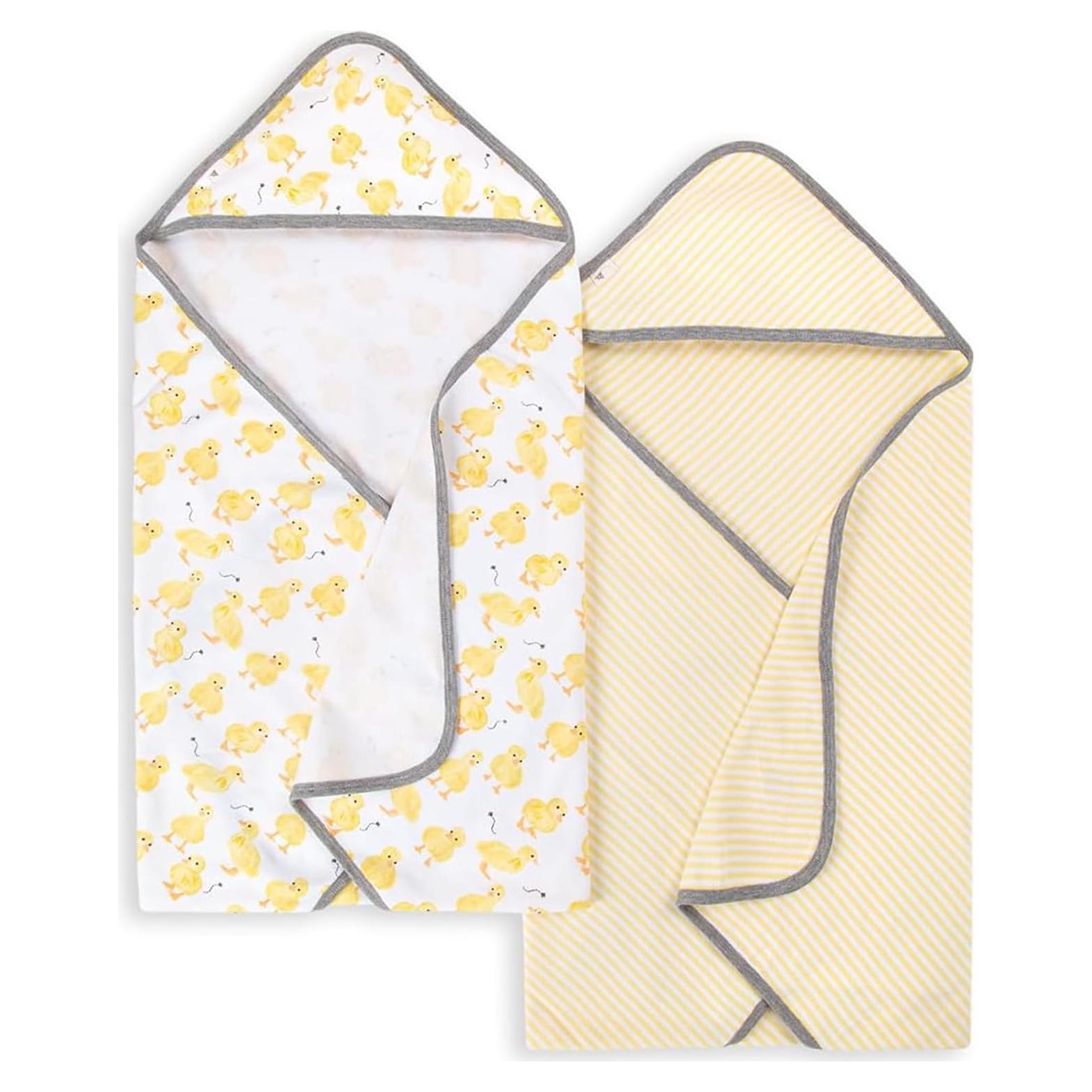 Toallas con Capucha Burts Bees Bebé 2-Pack Algodón Orgánico 73.66 cm