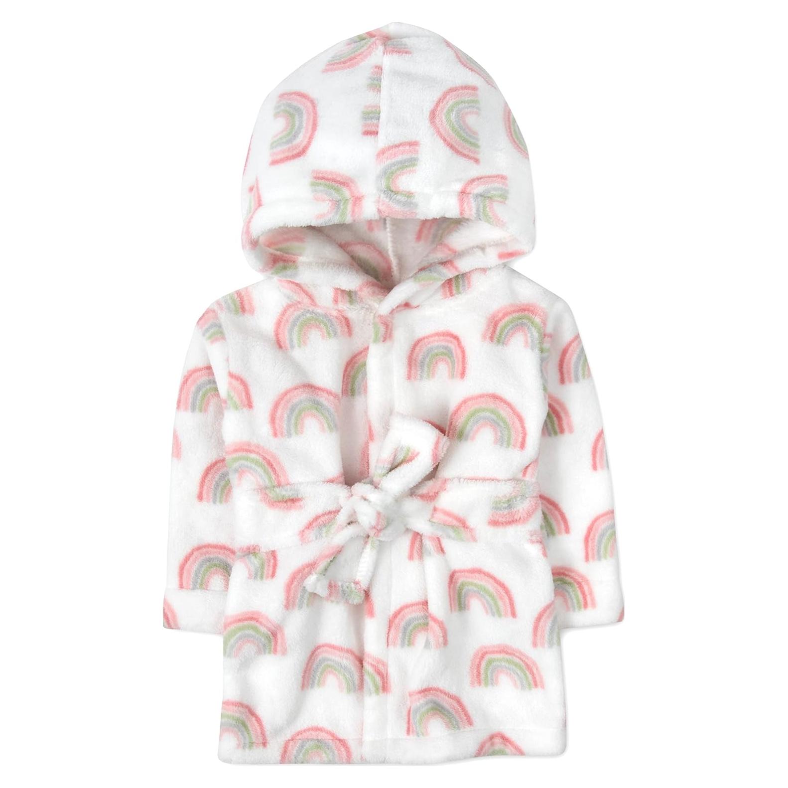 Bata de baño para bebés A.D. Sutton 0-9 meses Arcoíris Radiante