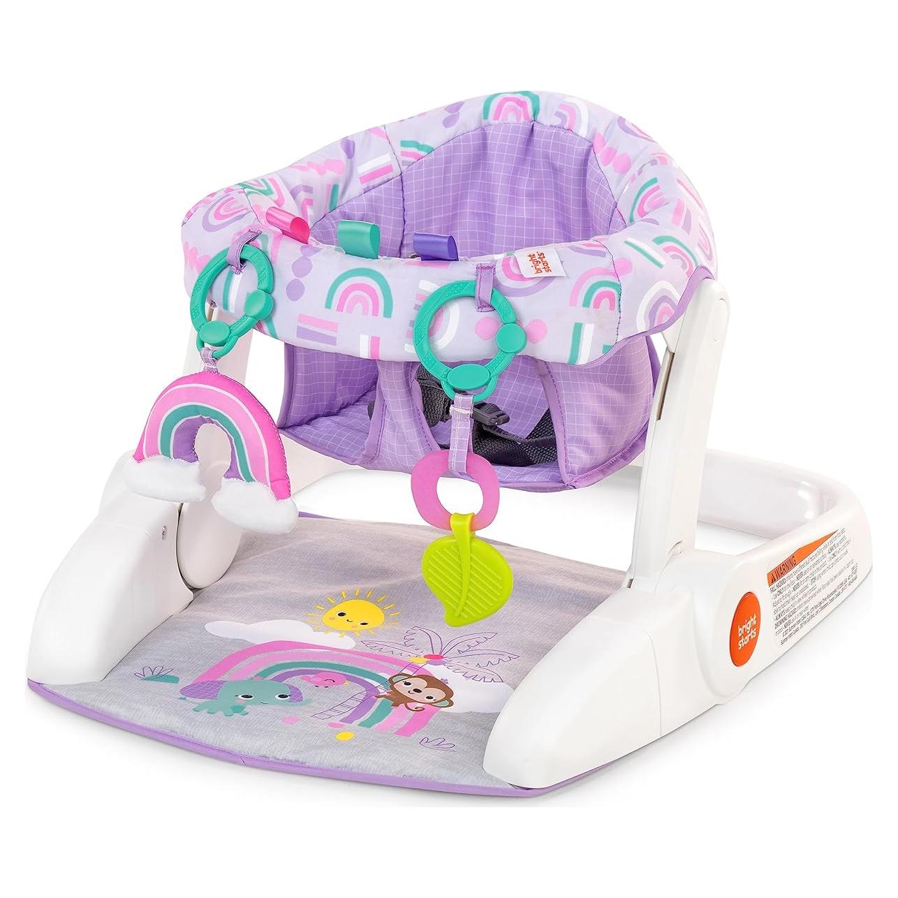 Asiento de Suelo para Bebés Bright Starts Learn-to-Sit 2 Posiciones