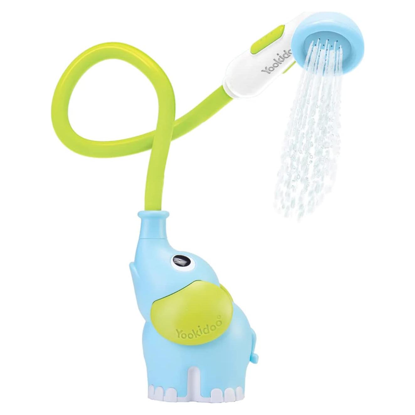 Cabezal de Ducha para Bebés Yookidoo Elefante Azul - 70 cm