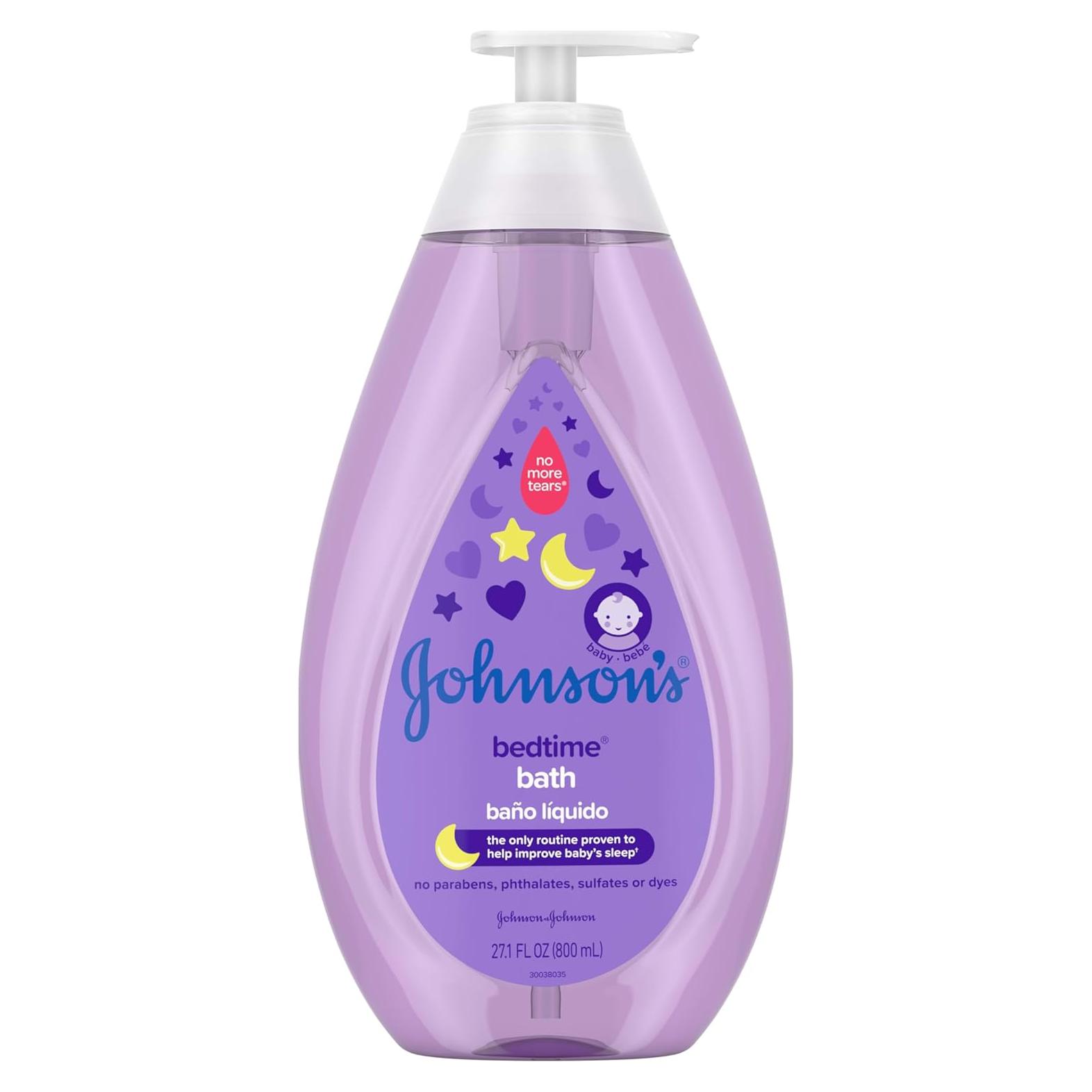 Baño para Bebés Johnson's 800 ml Hipoalergénico Sin Lagrimas