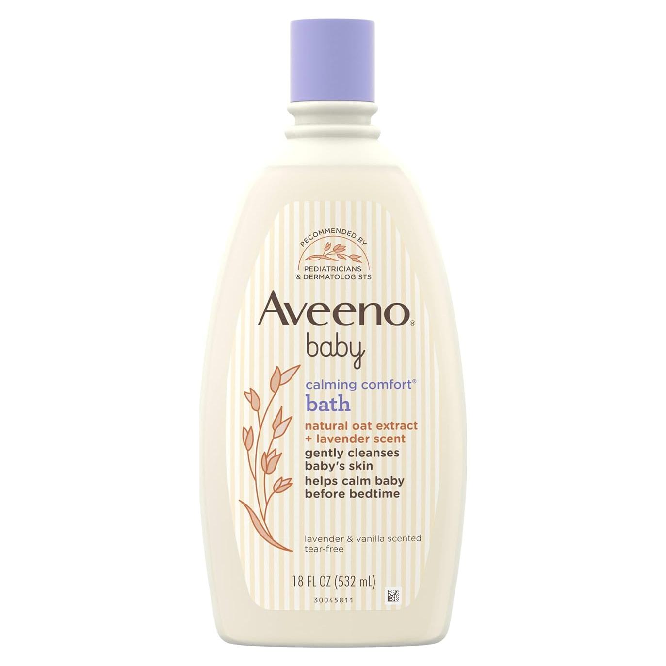 Aveeno Baby Baño Calmante Nocturno 532 ml - Lavanda y Vainilla